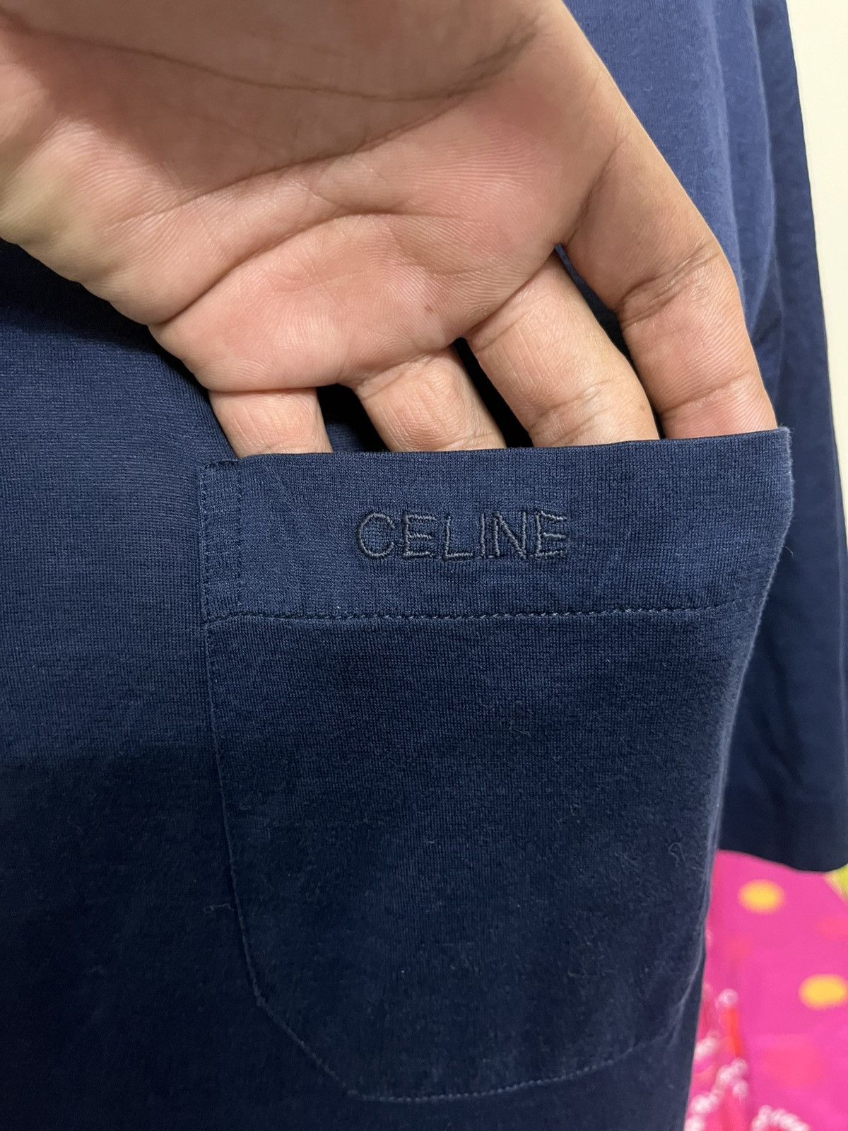 Celine × Vintage Vintage Celine Polo Shirt Size US XL / EU 56 / 4 - 13 Thumbnail