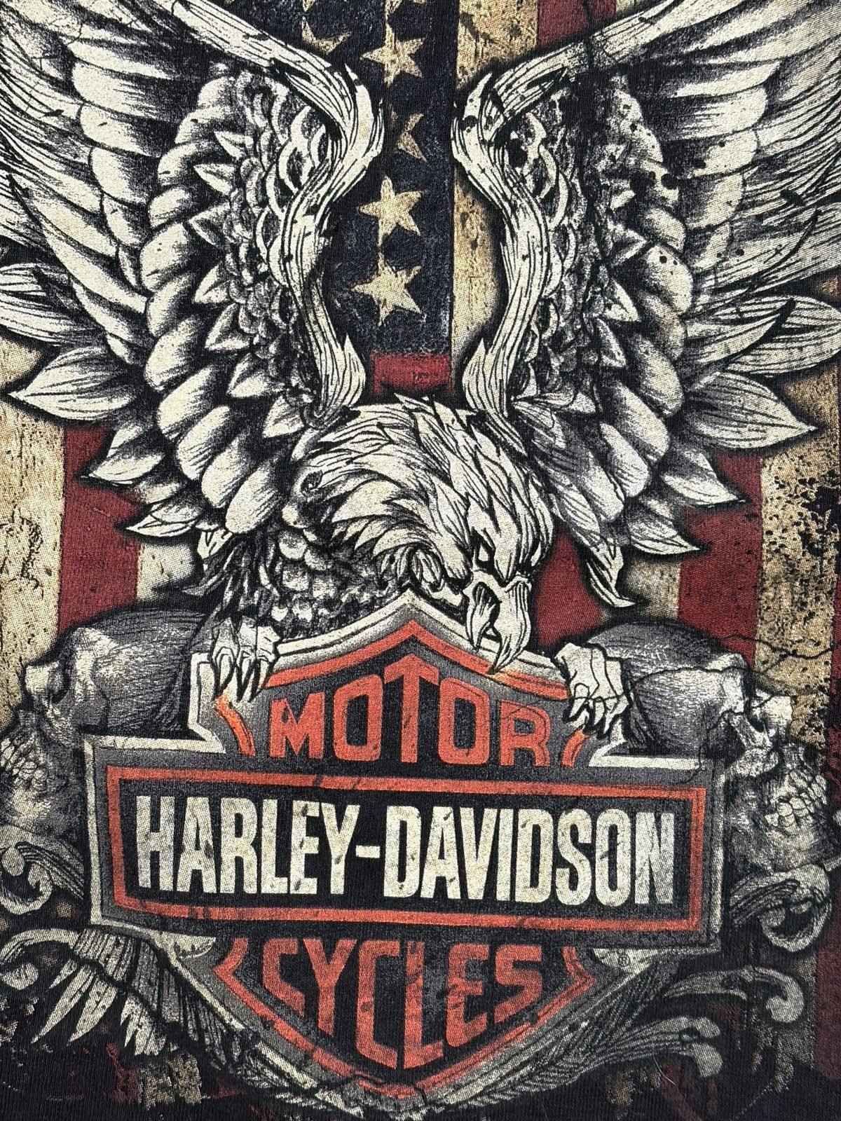 Harley Davidson Harley-Davidson Las Vegas Shirt Mens Eagle Flag Tee USA Size US S / EU 44-46 / 1 - 3 Thumbnail