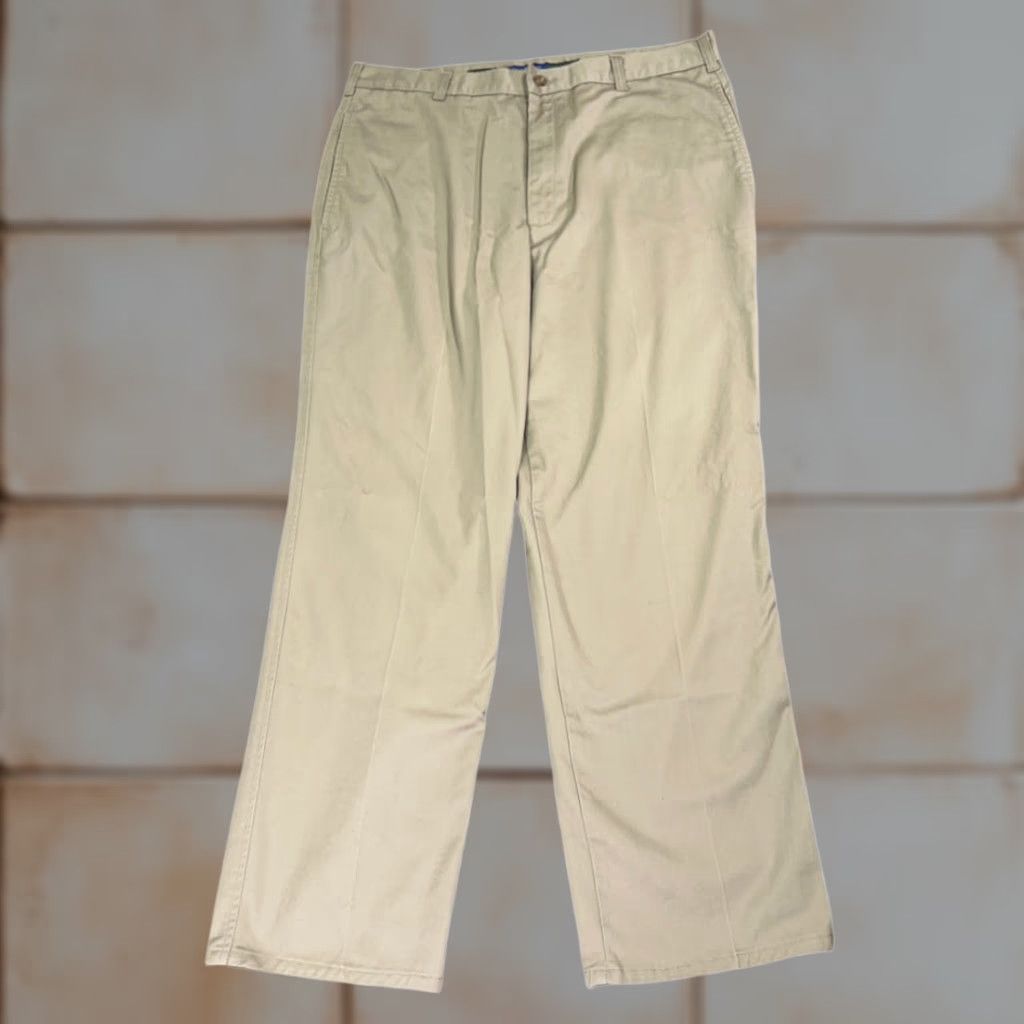 Vintage VINTAGE Duxbak Pants Mens 36x30 Khaki Casual 90s Nature 36 Khaki Mens 90s Duxbak Pants Size US 36 / EU 52 - 1 Thumbnail