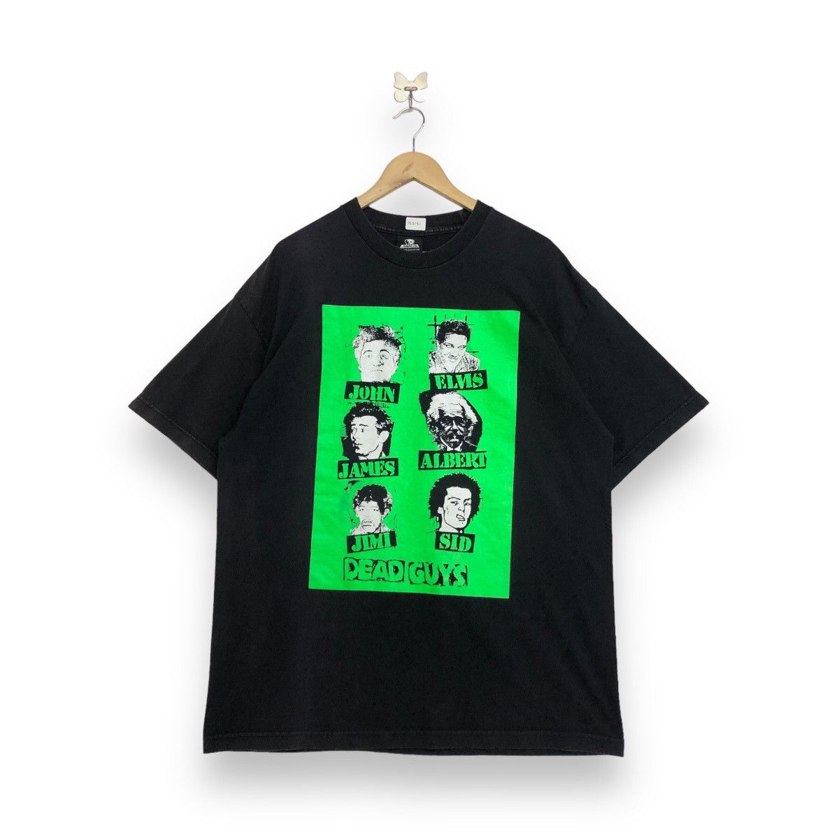 Skategang × Skulls × Vintage Rare Vintage Skull Skates Dead Guys Skateboard  Tee | Grailed