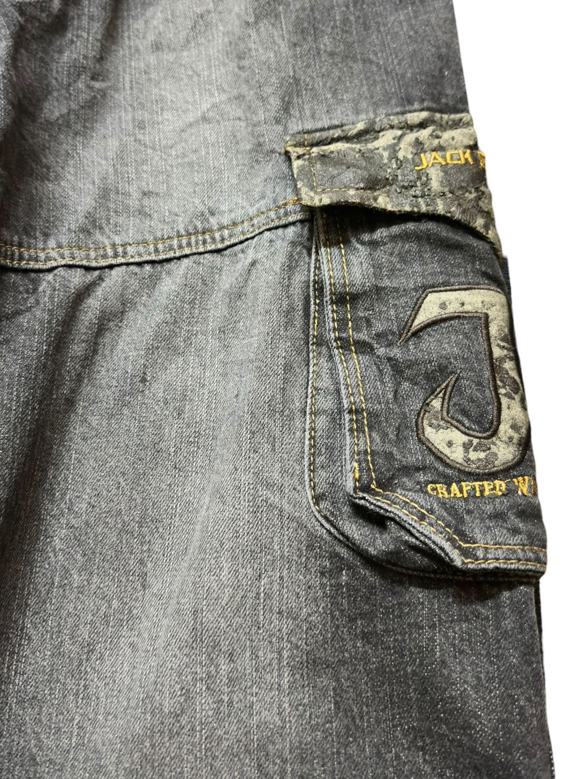 Jack Wolfskin Vintage Jack Serika Baggy With Belt Cargo Tactical Denim Size US 30 / EU 46 - 3 Thumbnail