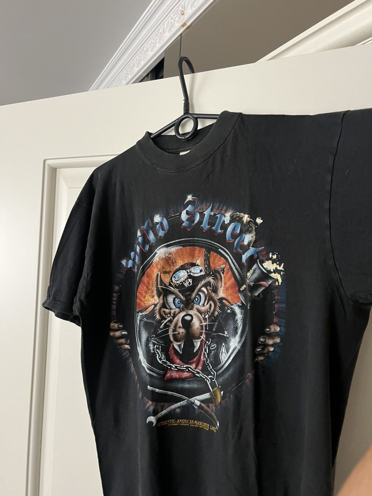 Vintage Vintage 90s Wild Street Biker Tee Authentic American Size US L / EU 52-54 / 3 - 7 Thumbnail