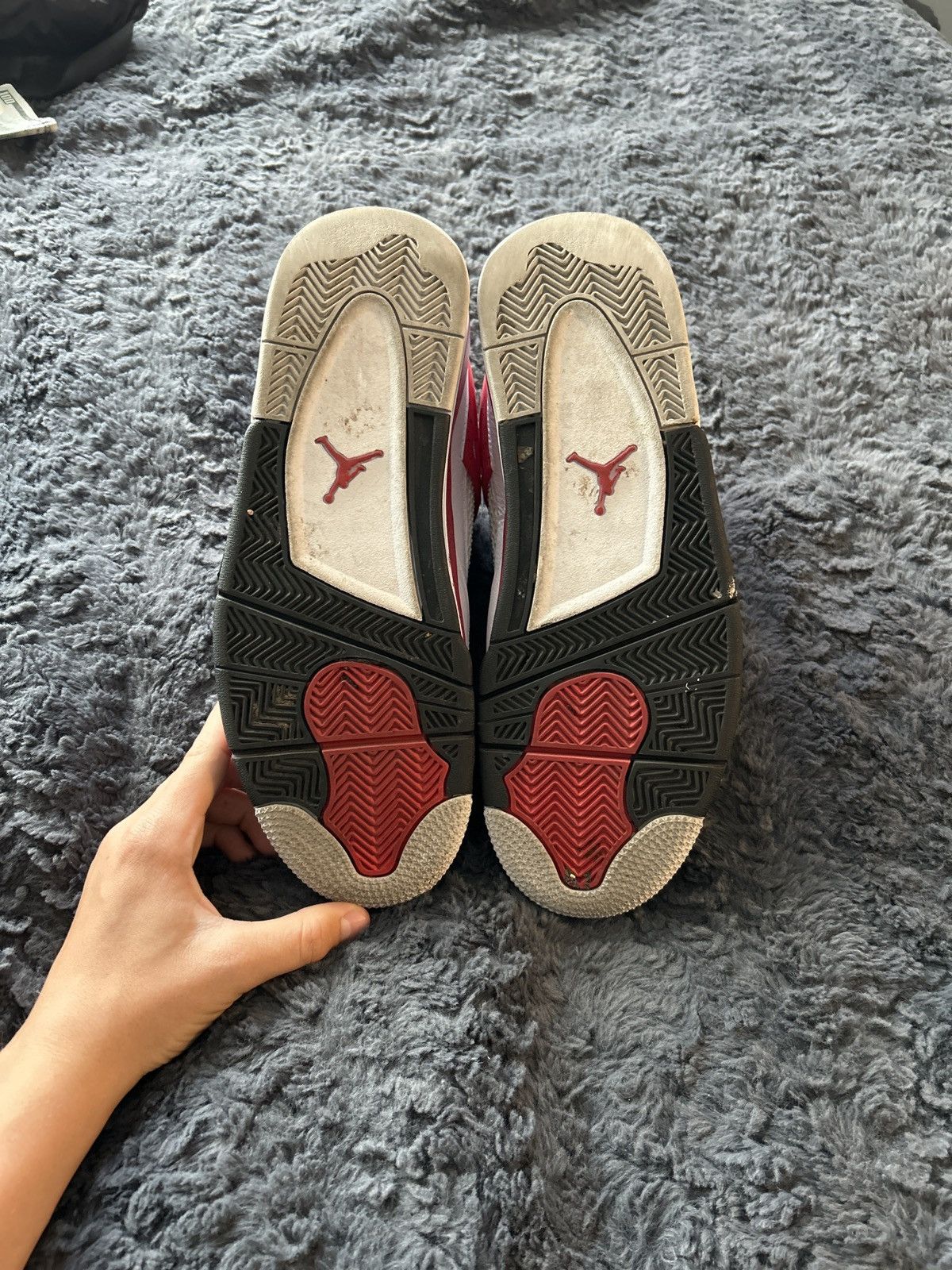 Jordan Brand Air Jordan 4 Retro OG 'Fire Red Size US 10.5 / EU 43-44 - 5 Thumbnail