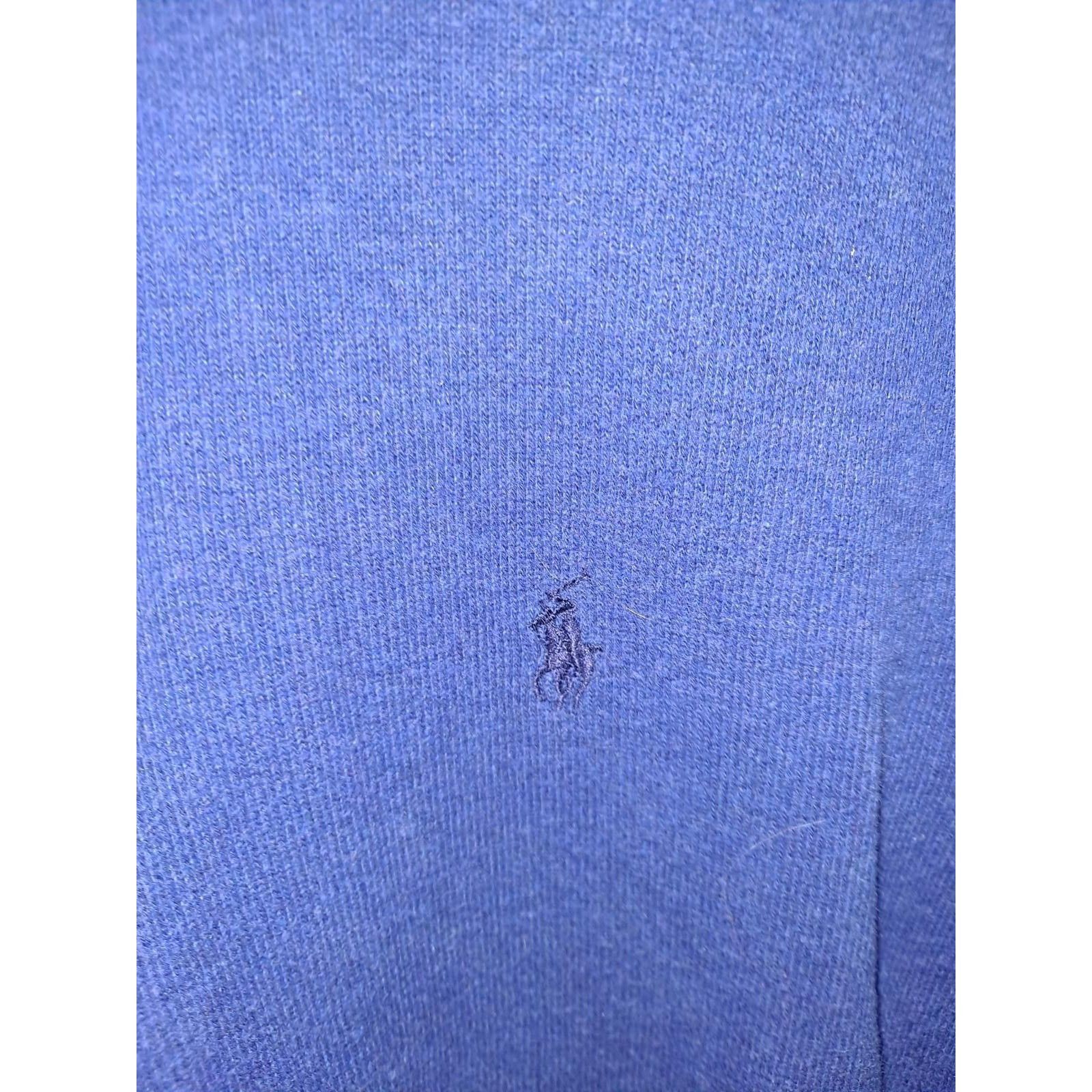 Polo Ralph Lauren Polo Ralph Lauren 1/4 Zip Blue with Blue Logo Sweater Size X Size US XS / EU 42 / 0 - 4 Thumbnail