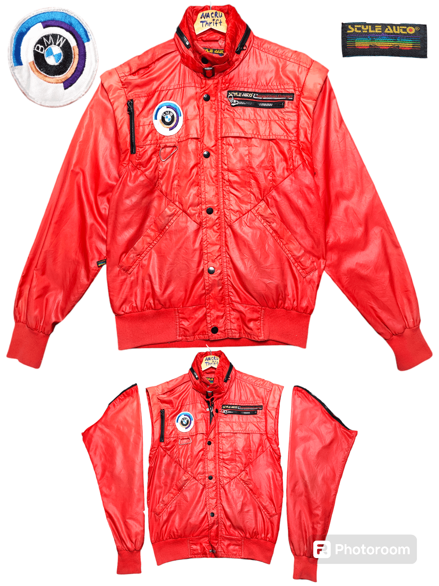 Vintage Style Auto sale Competition jacket