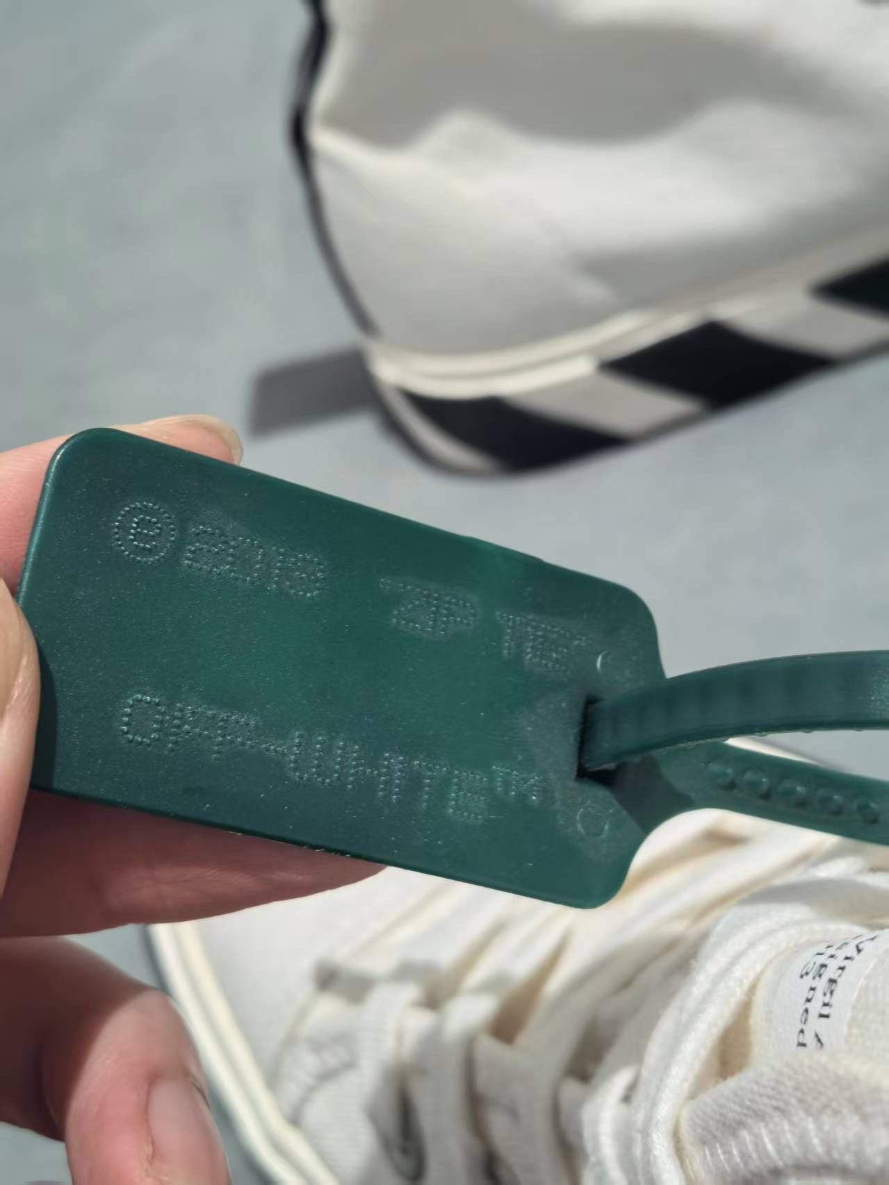 Off-White 95New Hi-Top Vulcanized Sneaker - White, 40 Size US 7 / EU 40 - 8 Thumbnail