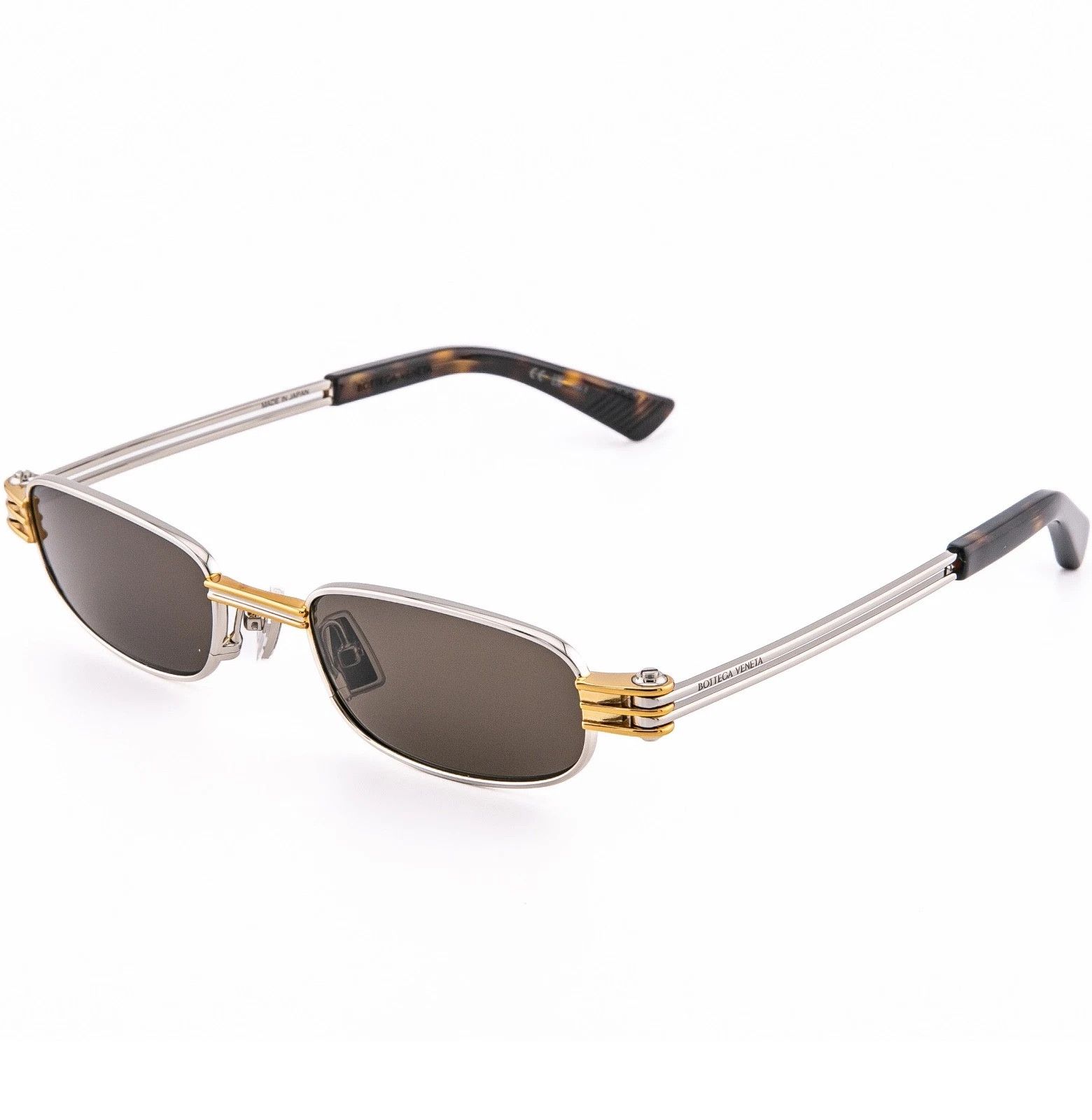 Bottega Veneta BOTTEGA VENETA BOLT BV1381S Narrow Sunglasses 1381 001 Size ONE SIZE - 7 Thumbnail