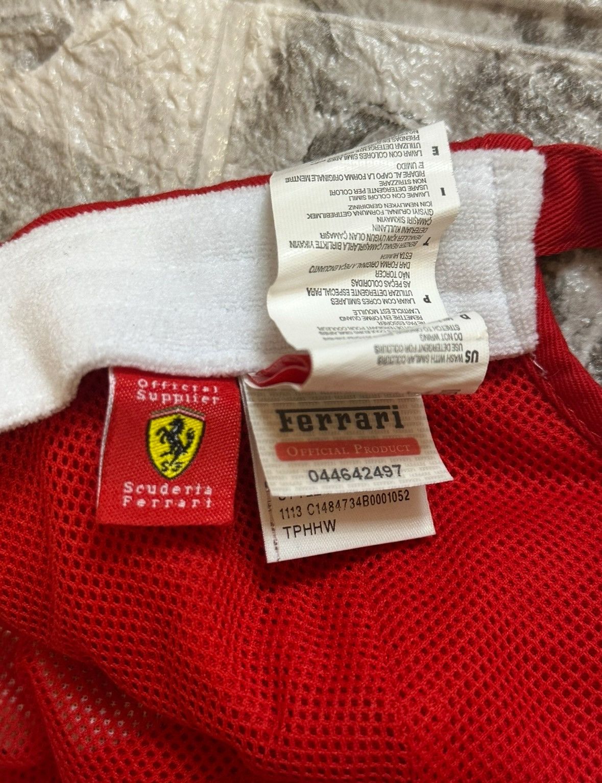 Puma Vintage Puma Ferrari One F1 Racing Hat Cap Red One Size 90s Size ONE SIZE - 7 Thumbnail