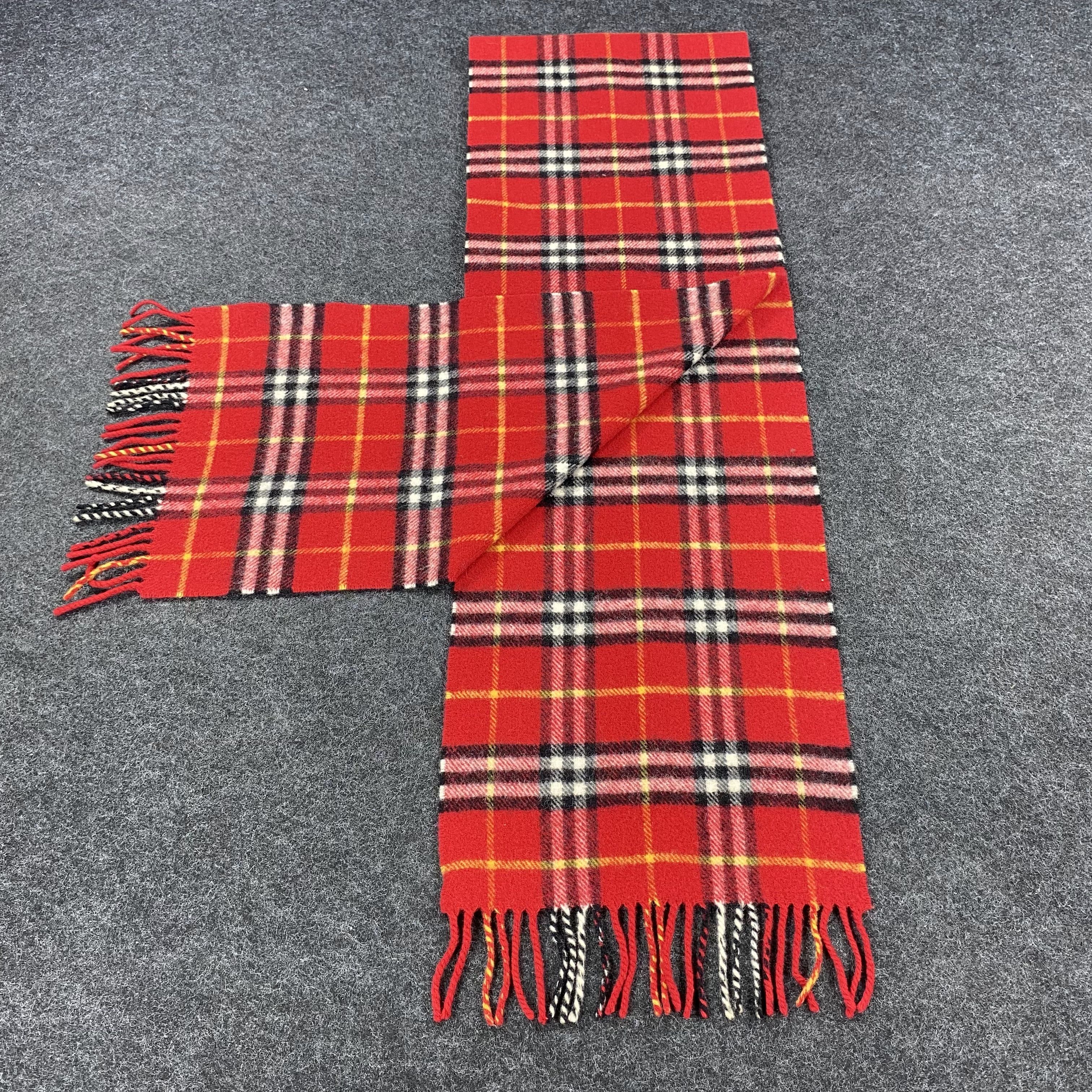 Burberry × Designer × Vintage GF10233 Burberry Scarf Neck Wear Muffler Nova Check Size ONE SIZE - 7 Thumbnail