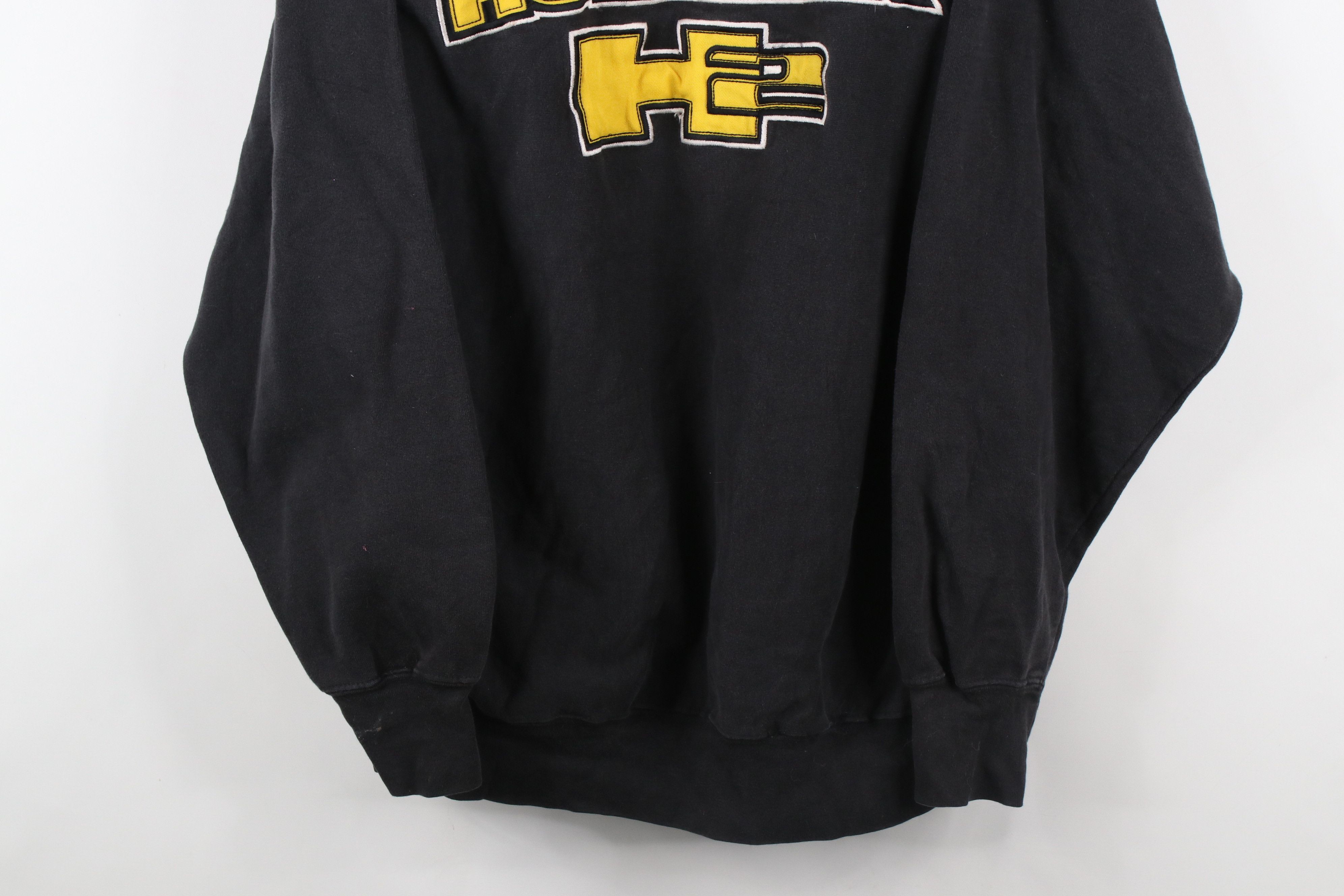 Vintage Vintage 90s Y2K Spell Hummer H2 Crewneck Sweatshirt Black Size US XL / EU 56 / 4 - 3 Thumbnail
