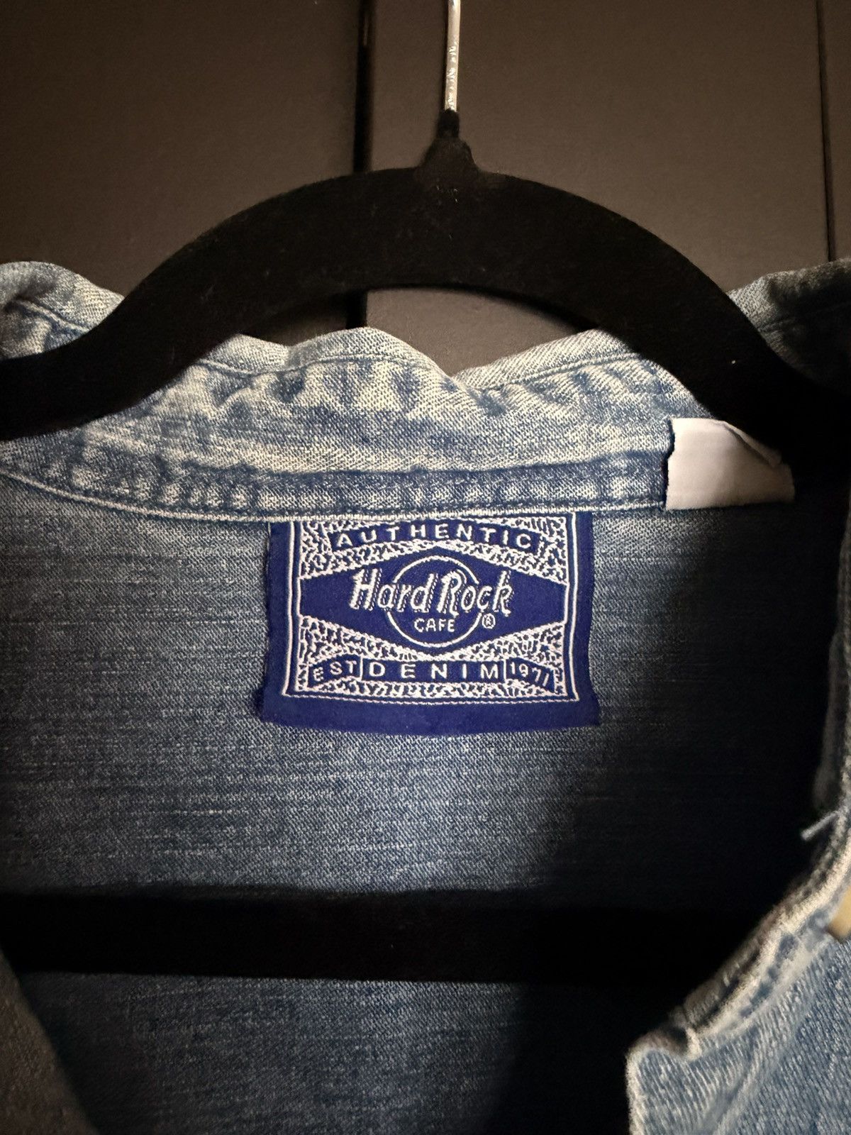 Hard Rock Cafe Niagara Falls Denim Shirt Size US XL / EU 56 / 4 - 3 Thumbnail