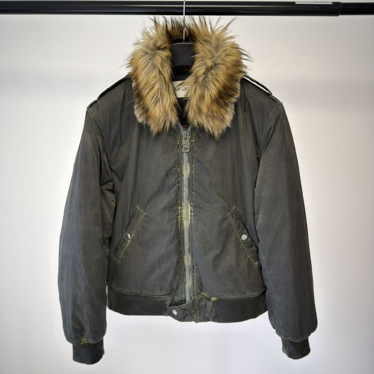 Our Legacy ‘Waxed Black Solaro Nylon’ Bomber Jacket Size US M / EU 48-50 / 2 - 24 Thumbnail