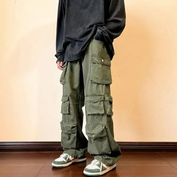 VIBE #27 Cargo Pants Multi-pockets Size US 36 / EU 52 - 4 Thumbnail