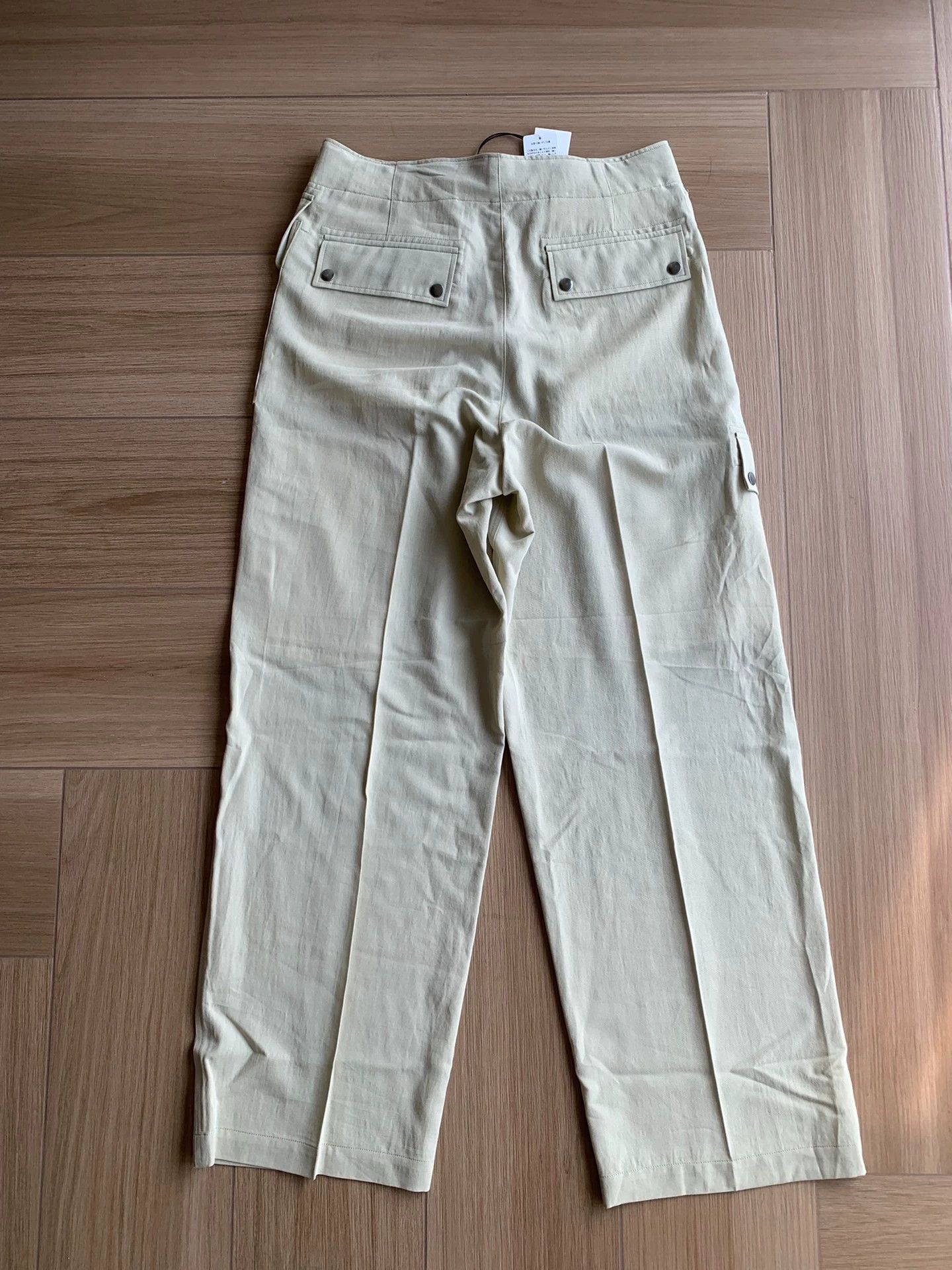 Auralee AURALEE WOOL HERRINGBONE MILITARY CARGO PANTS 5 (90/112) Size US 36 / EU 52 - 2 Thumbnail