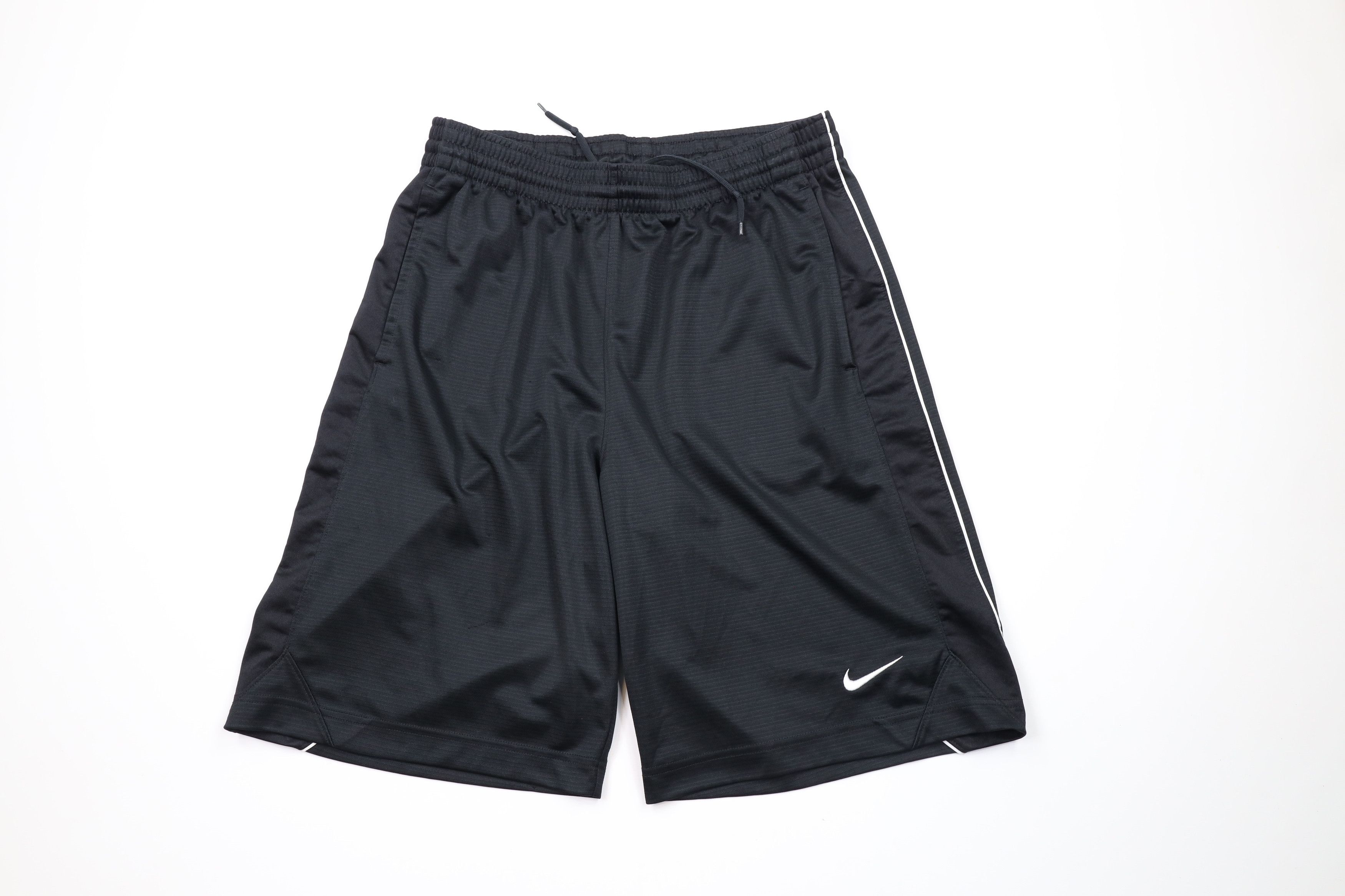 Nike × Vintage Vintage Nike Scott Mini Swoosh Gym Basketball Shorts Black Size US 32 / EU 48 - 1 Thumbnail