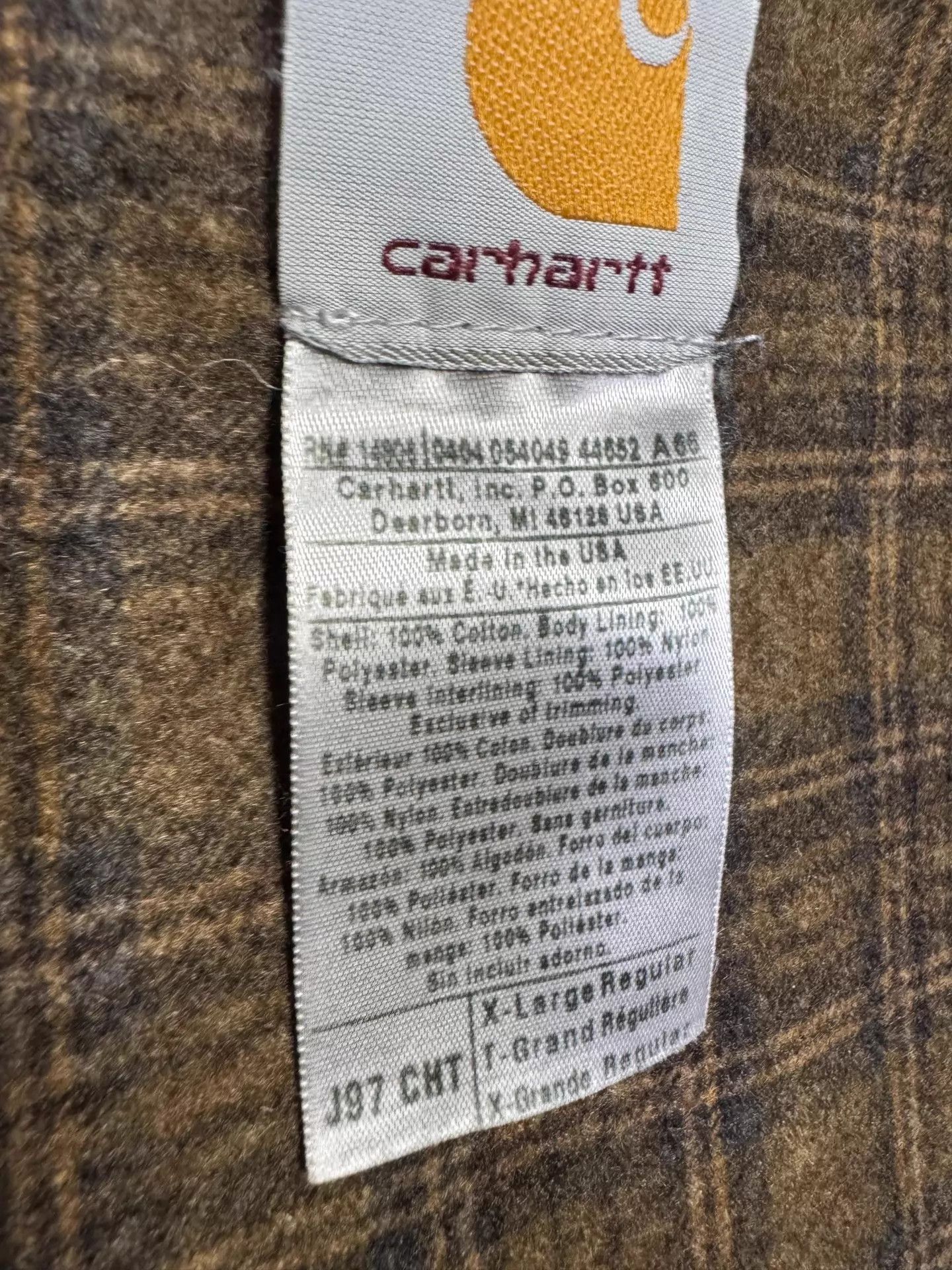 Carhartt Carhartt J97 Detroit Jacket Maroon XL USA Like New Size US XL / EU 56 / 4 - 9 Thumbnail