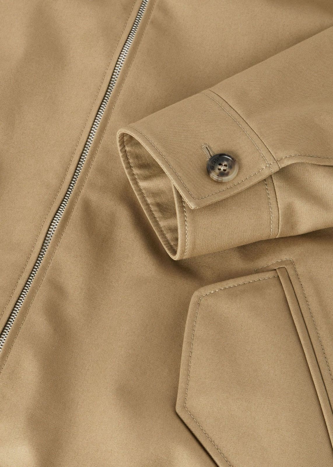 Loro Piana o1srvl11e0125 Cotton Gabardine Bomber Jacket in Brown Size US S / EU 44-46 / 1 - 3 Thumbnail