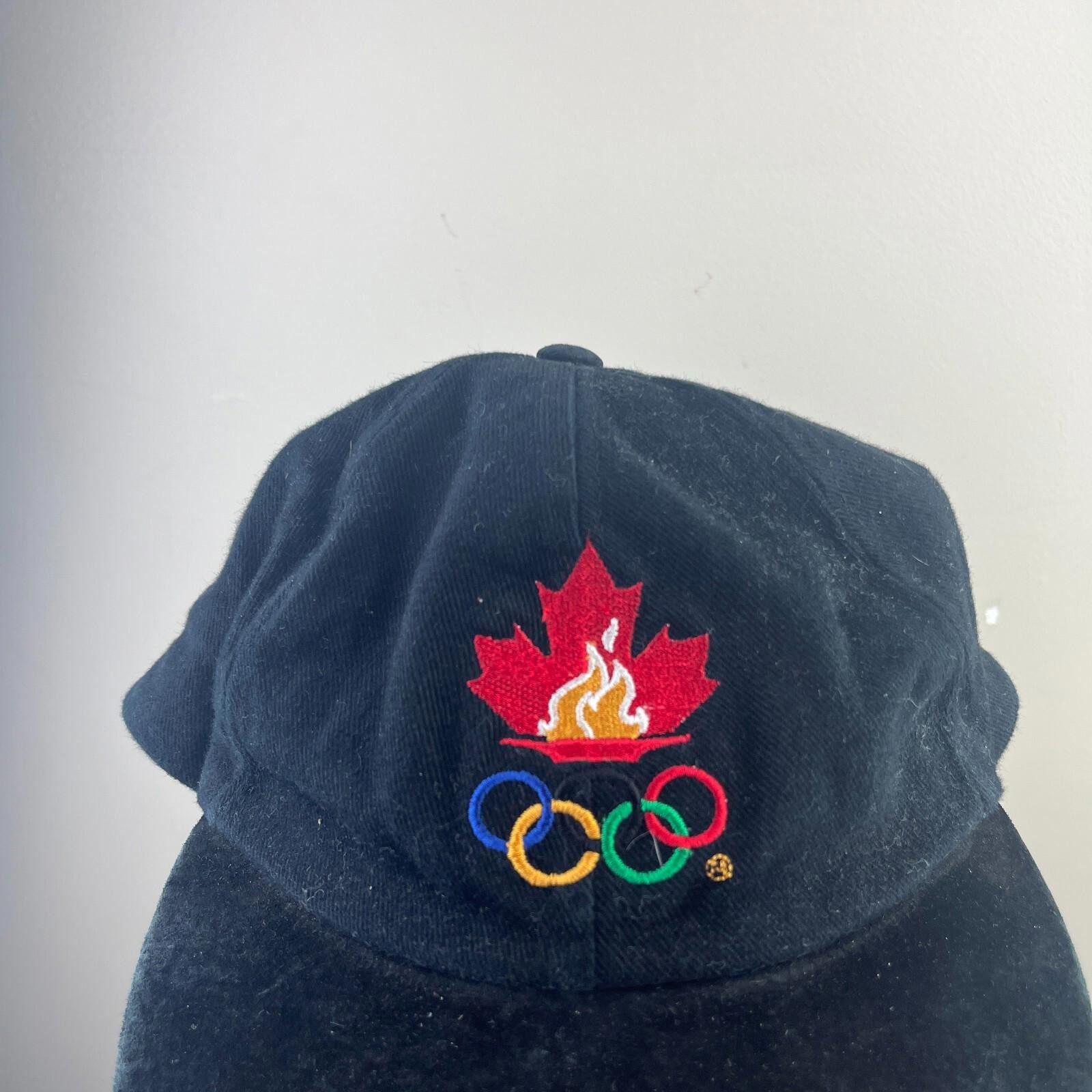 Vintage Vintage 1996 Canada Olympics Atlanta Strapback Hat Size ONE SIZE - 2 Thumbnail