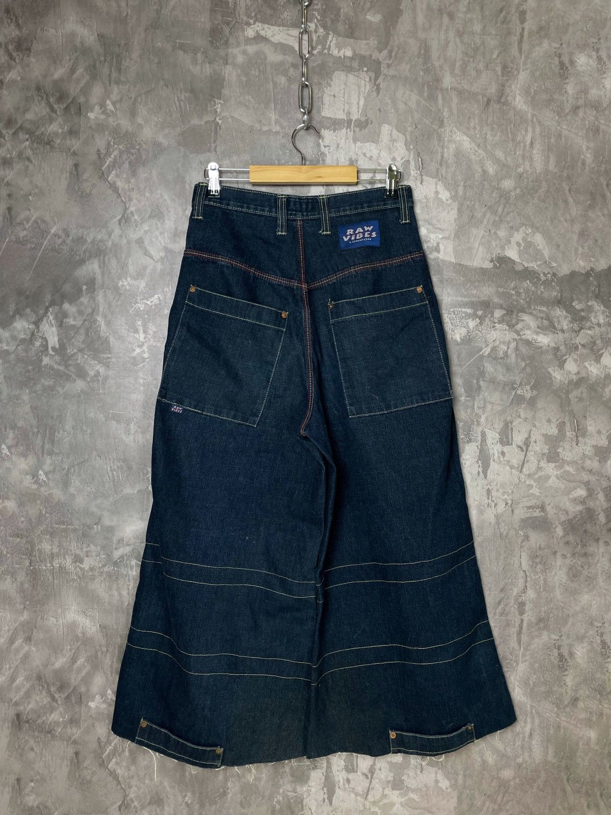 Vintage Y2K Vintage Southpole Style Hype Baggy Denim Cropped Pants Size 28" / US 6 / IT 42 - 6 Thumbnail