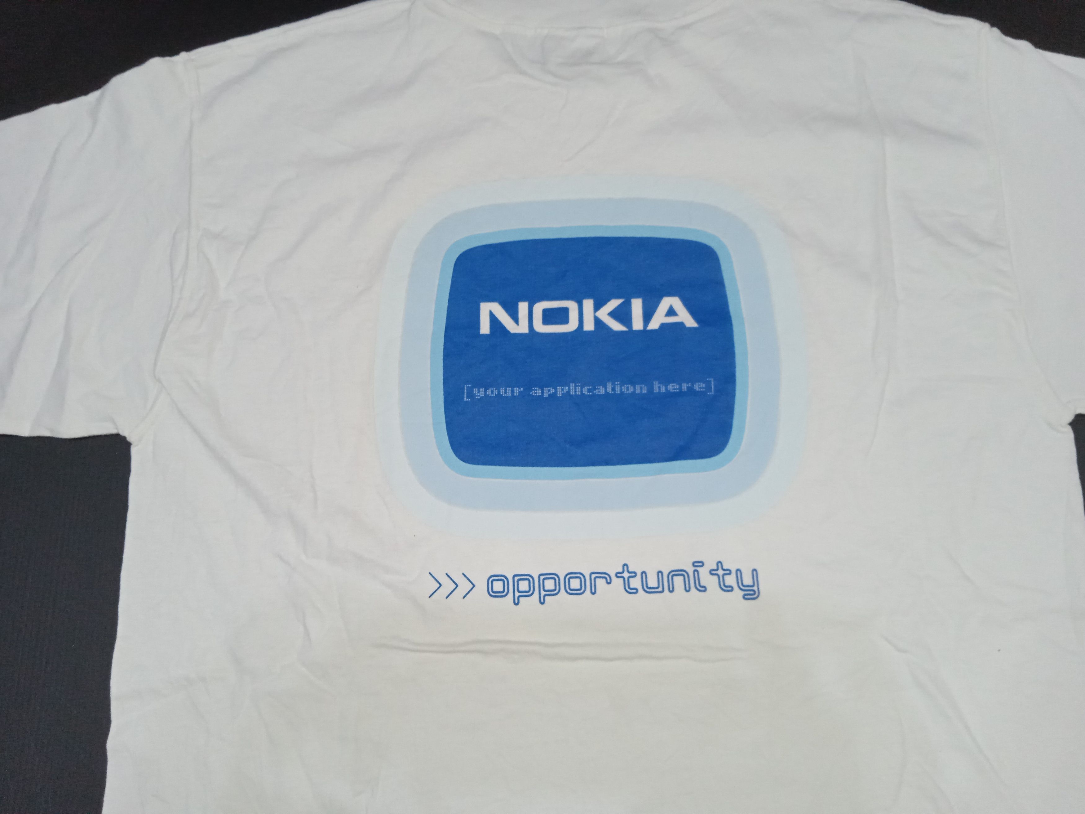 Vintage Vintage 00s Nokia Promo T-Shirt Size US M / EU 48-50 / 2 - 6 Thumbnail
