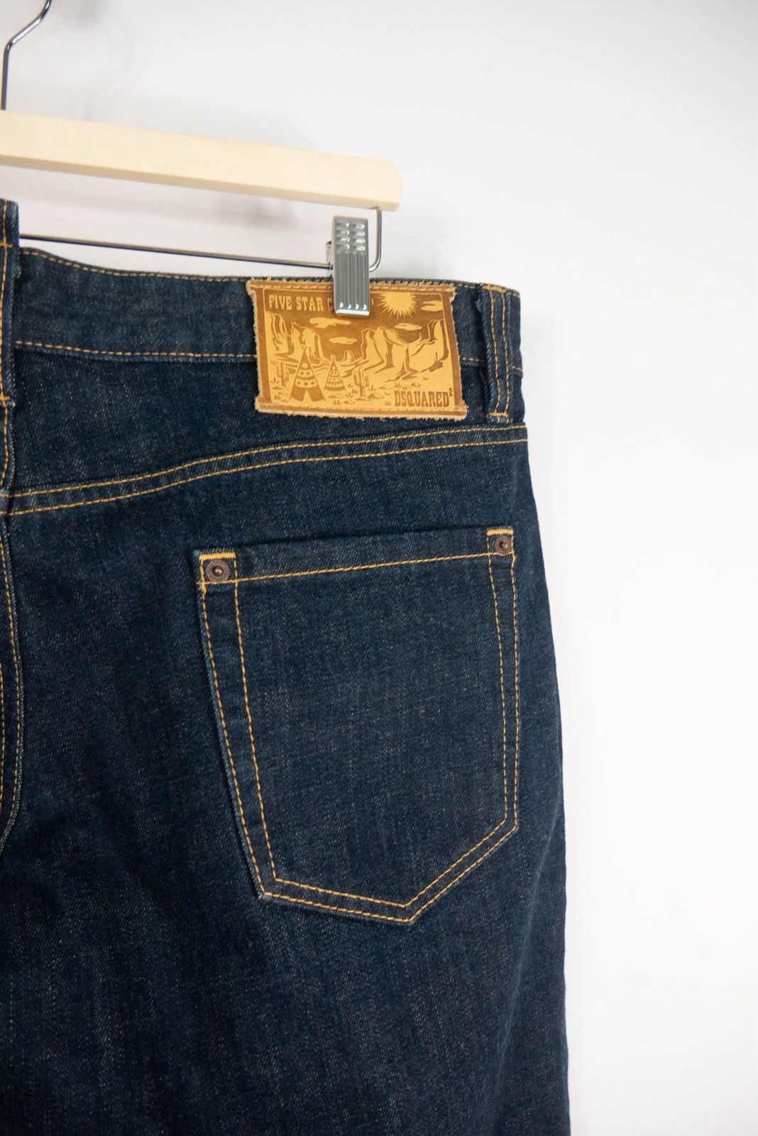 Dsquared2 Dsquared2 denim big chief navy pants jeans Size US 38 / EU 54 - 8 Thumbnail