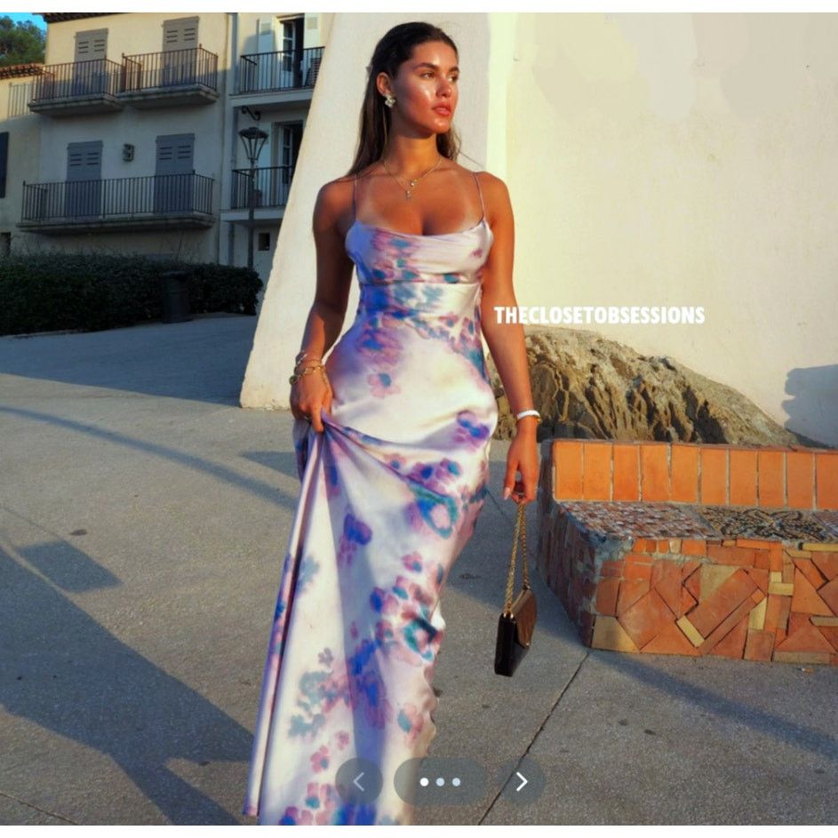Zara ZARA BLOGGER FAVE!!! Flowy Long Dress NWT Size L / US 10 / IT 46 - 5 Thumbnail