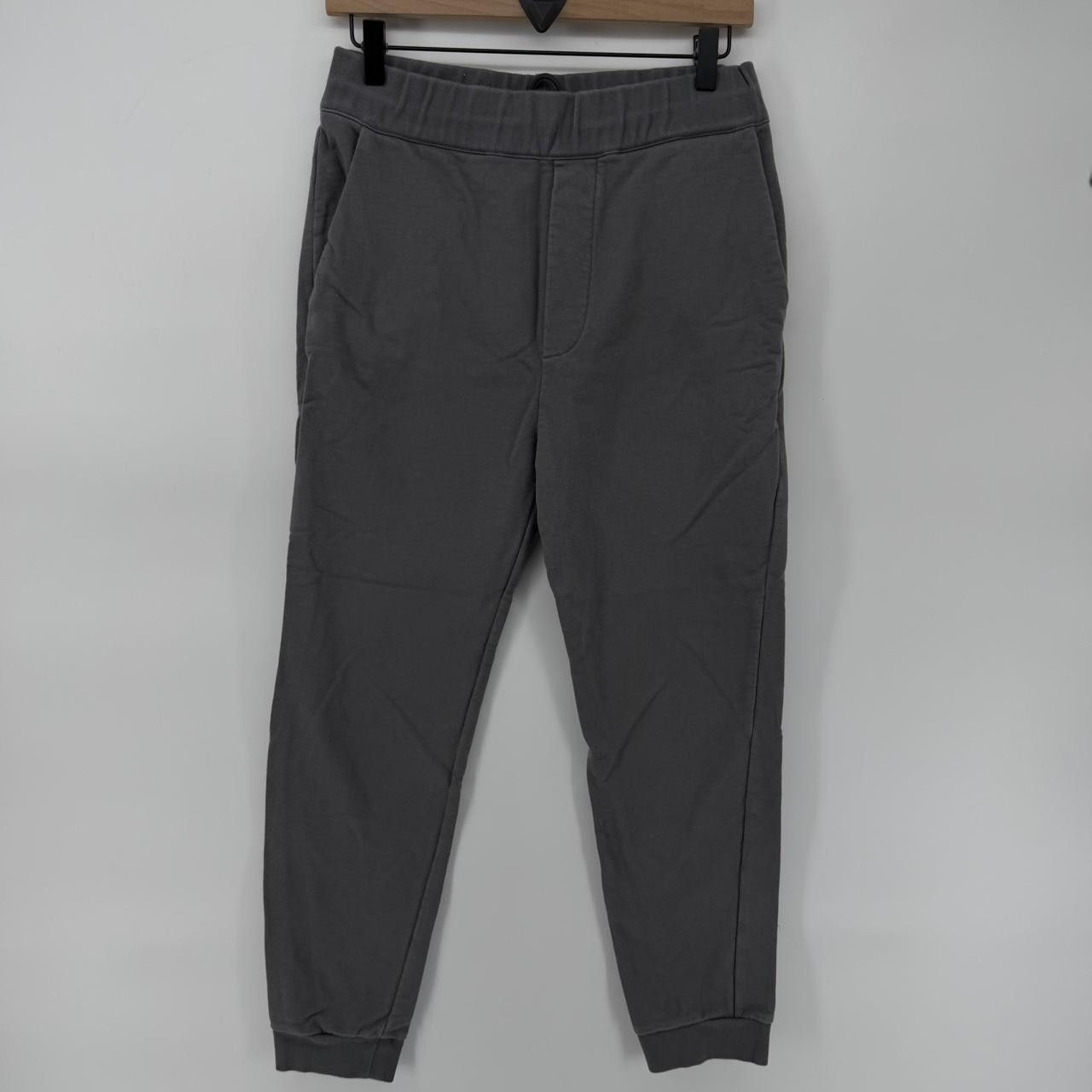 Prada Prada Charcoal Grey Cotton Sweatpants Nylon Back Joggers Size US 30 / EU 46 - 1 Thumbnail