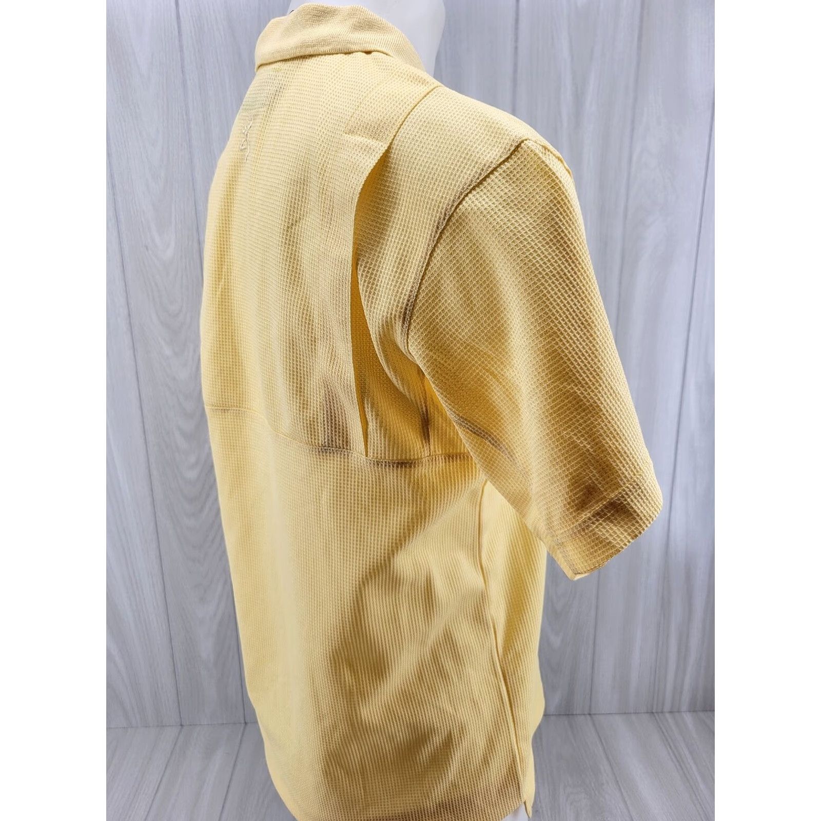 Vintage Browning Polo Shirt Mens Size S Short Sleeve Yellow Logo Classic Hunting Outdoor Golf Shirt Size US S / EU 44-46 / 1 - 5 Thumbnail