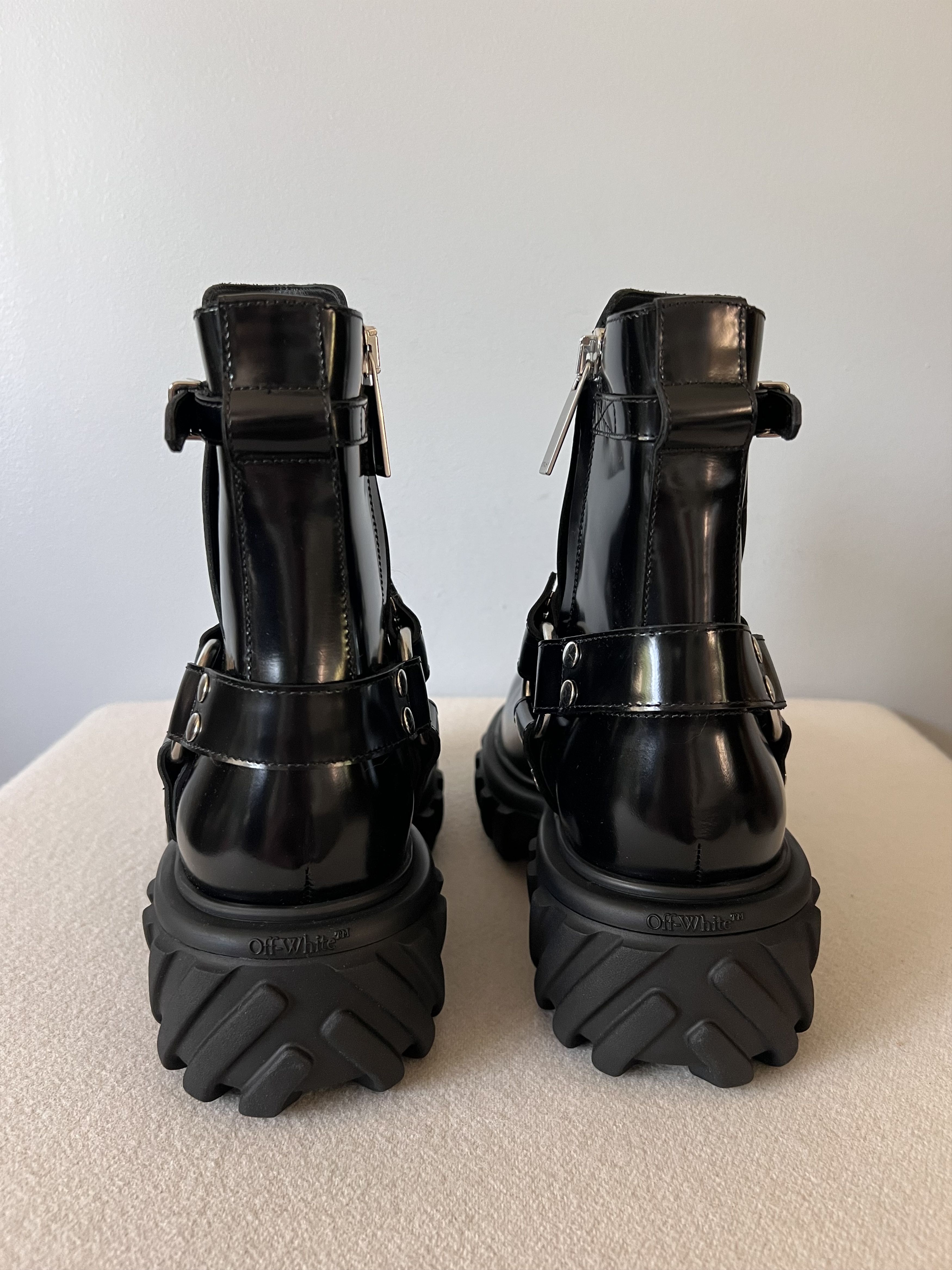 Off-White Off White Harness Exploration Motor Ankle Boots in Black Size US 10 / EU 43 - 5 Thumbnail