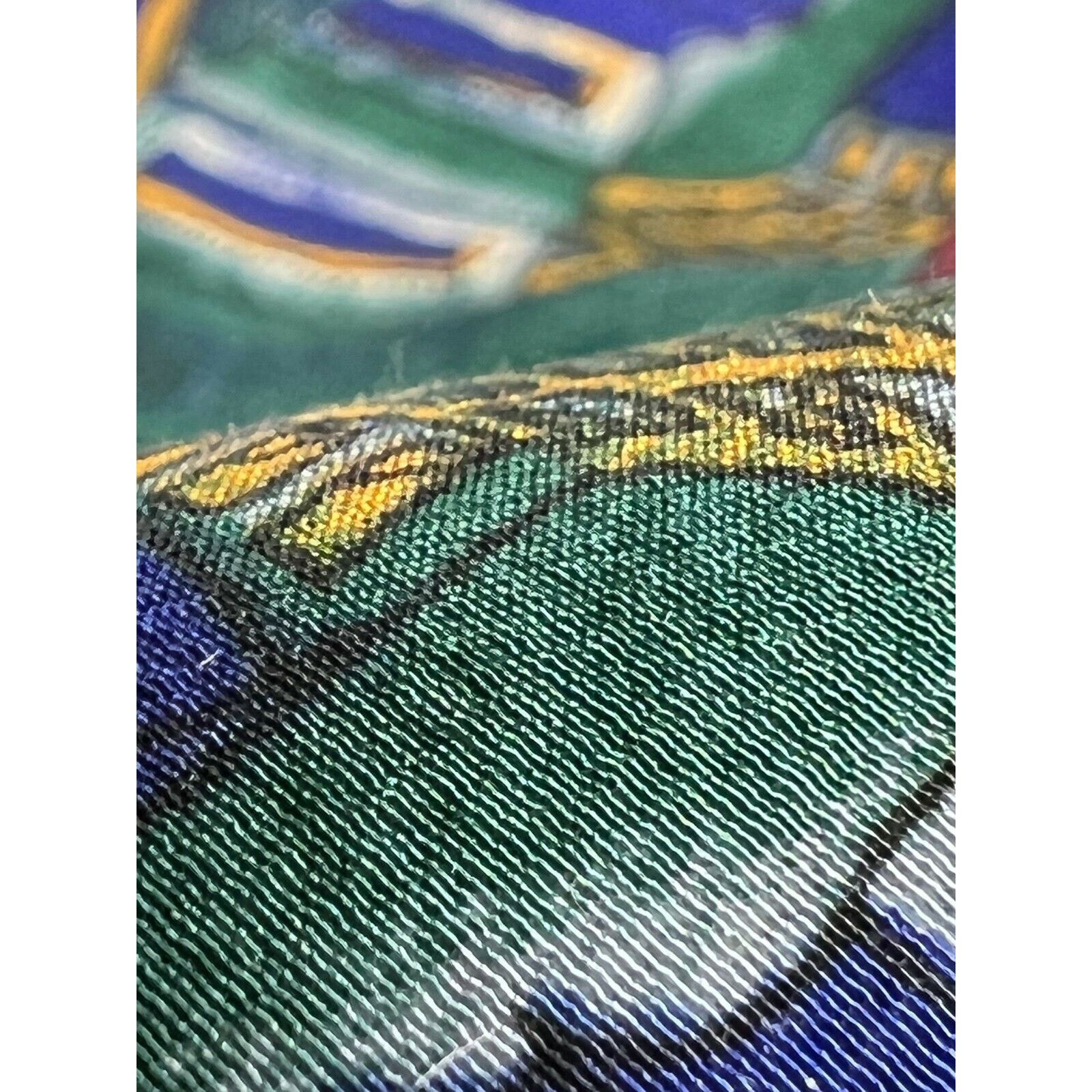 Other Jerry J Garcia Blue Red Green 100% Silk Necktie Neck Tie Size ONE SIZE - 5 Thumbnail