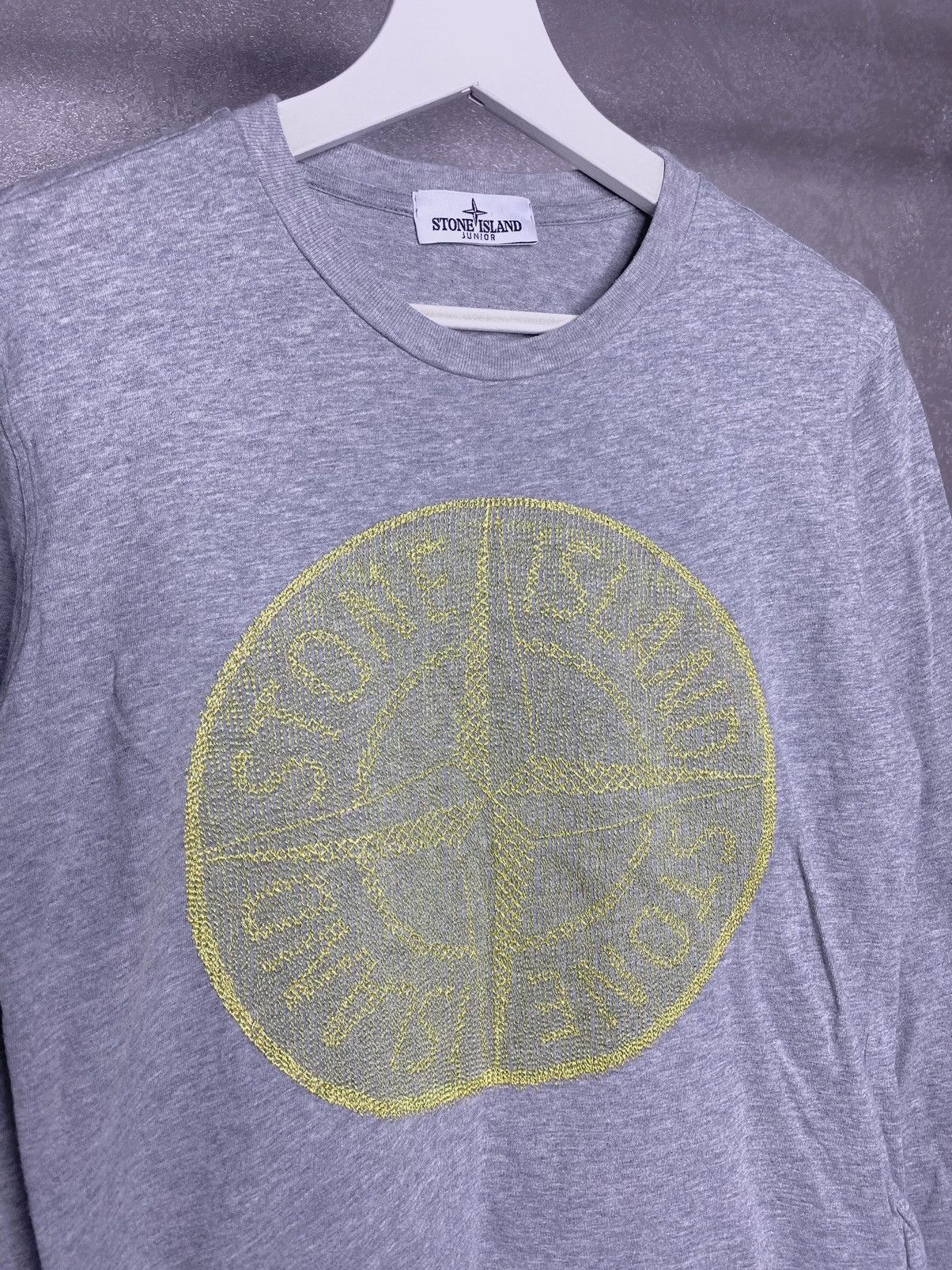 Stone Island Stone Island Junior 14 Years Long Sleeve T Shirt Embroidered Size US XS / EU 42 / 0 - 3 Thumbnail