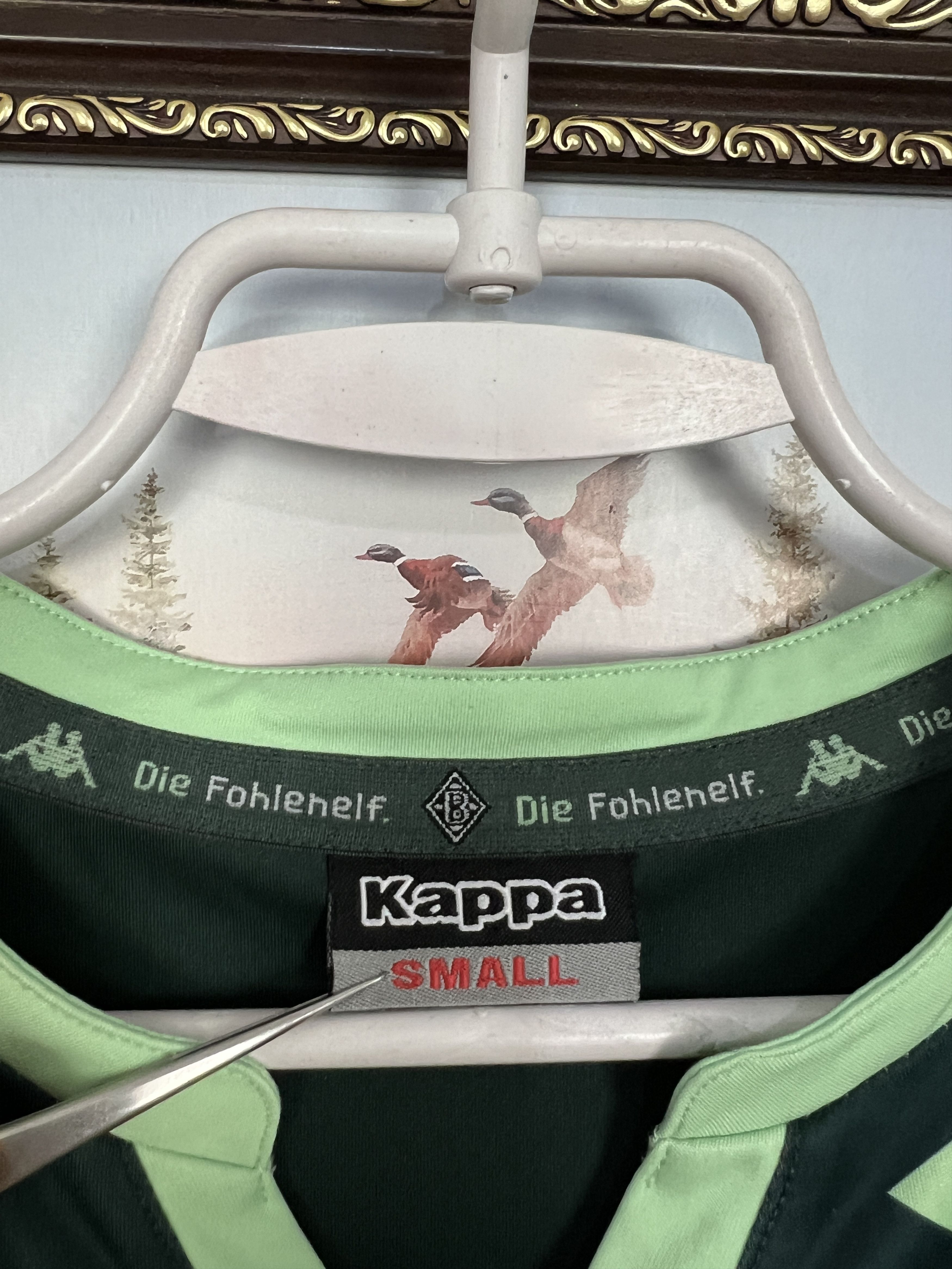 Kappa Monchengladbach Away football shirt Soccer Jersey Trikot Size US S / EU 44-46 / 1 - 5 Thumbnail