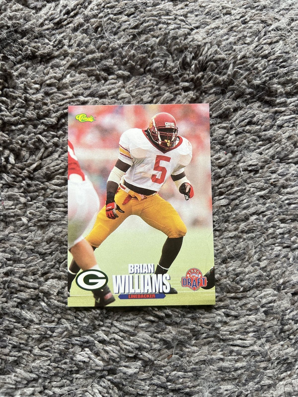 NFL 1995 Classic #37 Brian Williams Card Size ONE SIZE - 1 Thumbnail