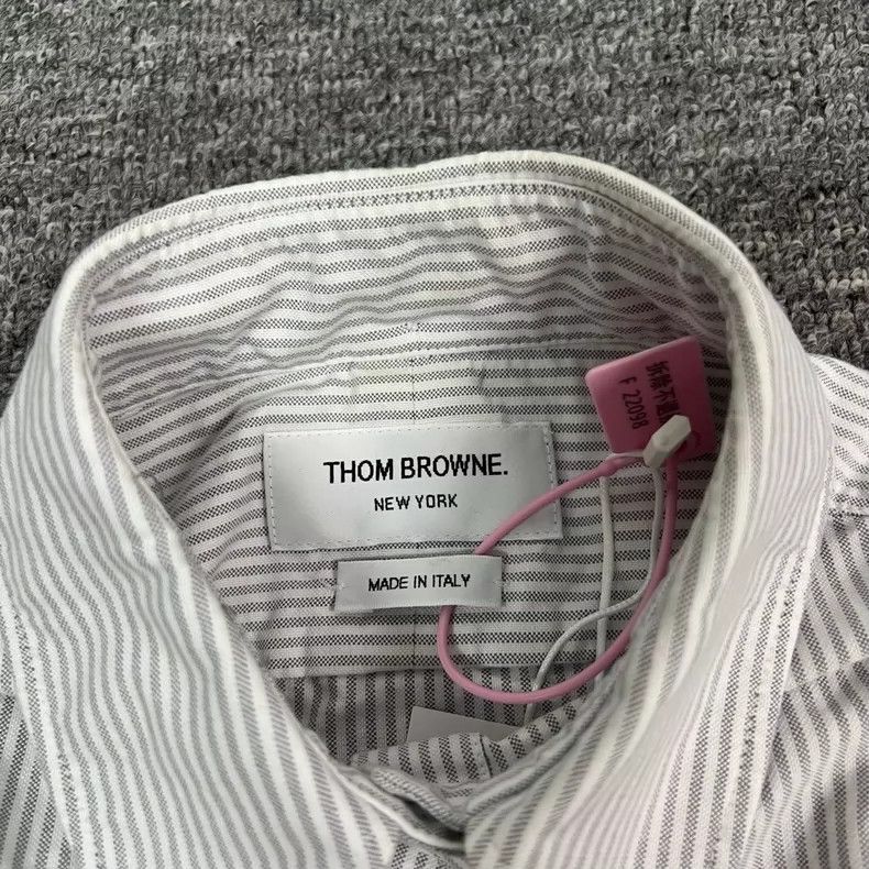 Thom Browne Thom Browne Double-sleeved shirt with vertical stripes 250 Size US XS / EU 42 / 0 - 5 Thumbnail