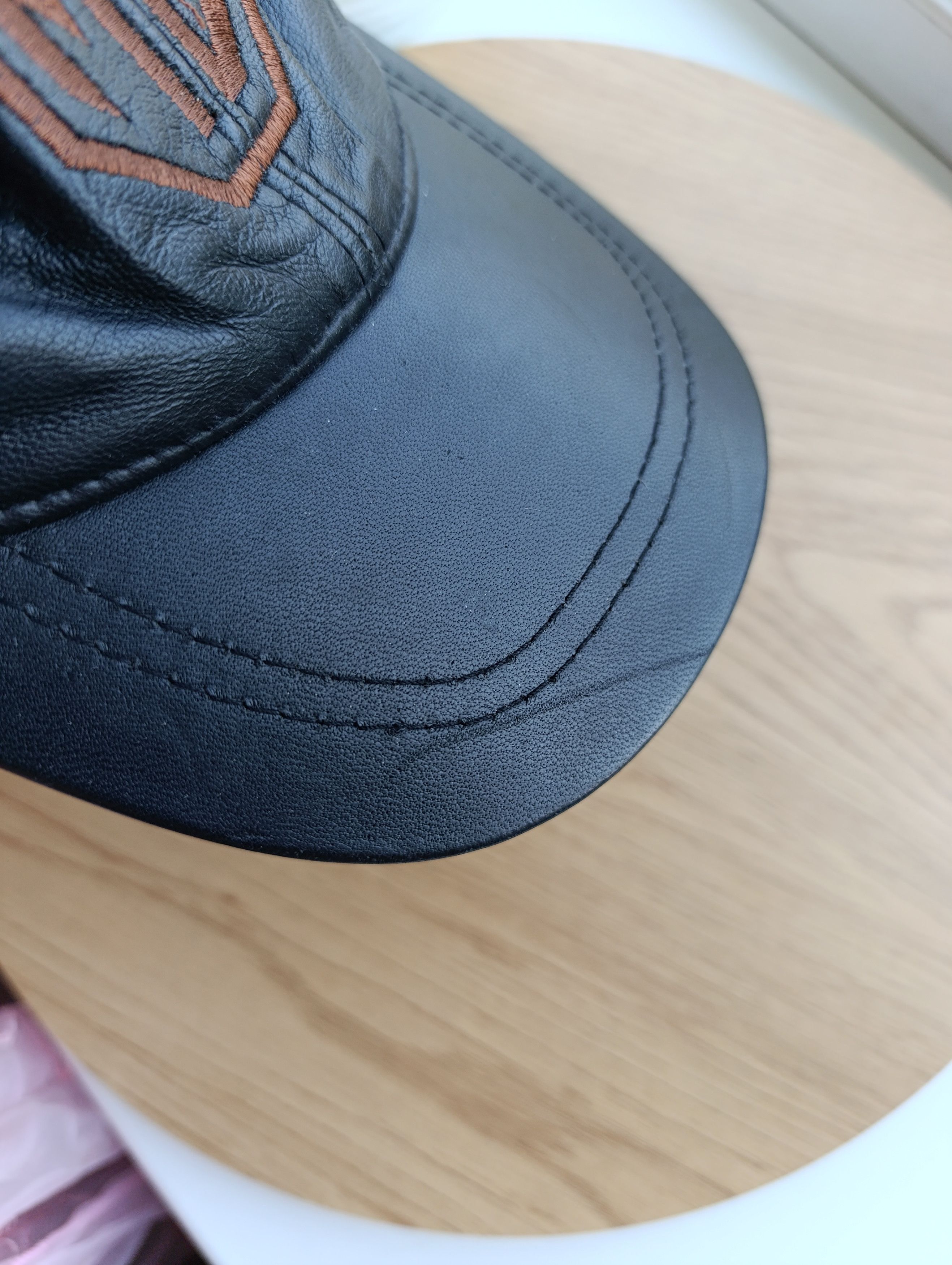 Vintage Morris Garaged leather cap Size ONE SIZE - 3 Thumbnail