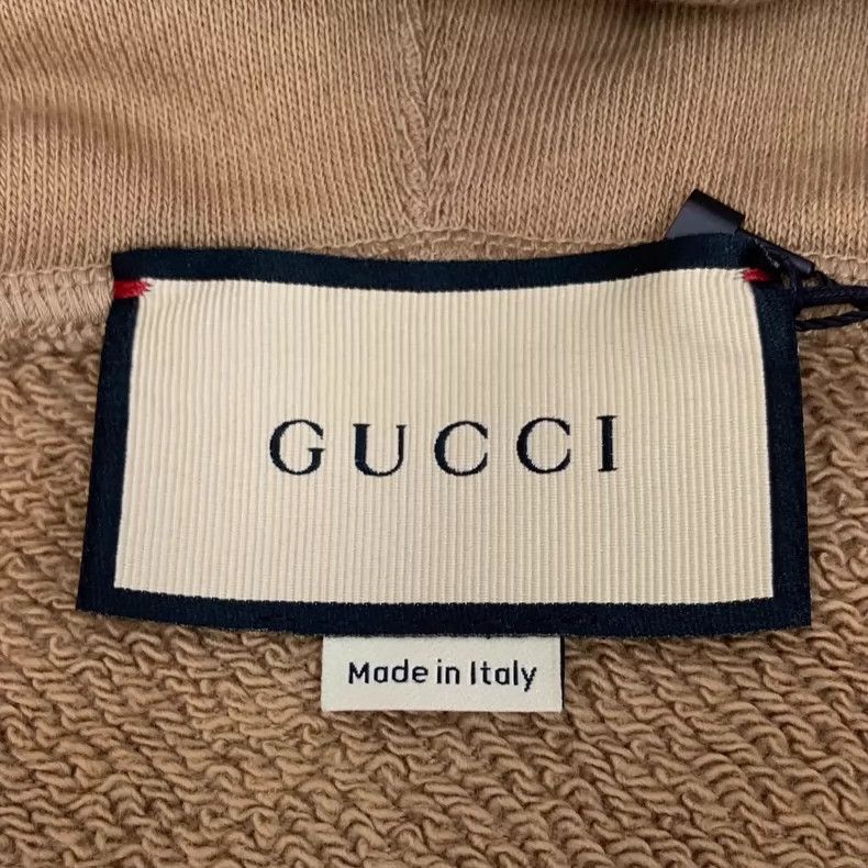 Gucci Gucci Brown Hoodie with Animal Print Design-2506 Size L / US 10 / IT 46 - 5 Thumbnail