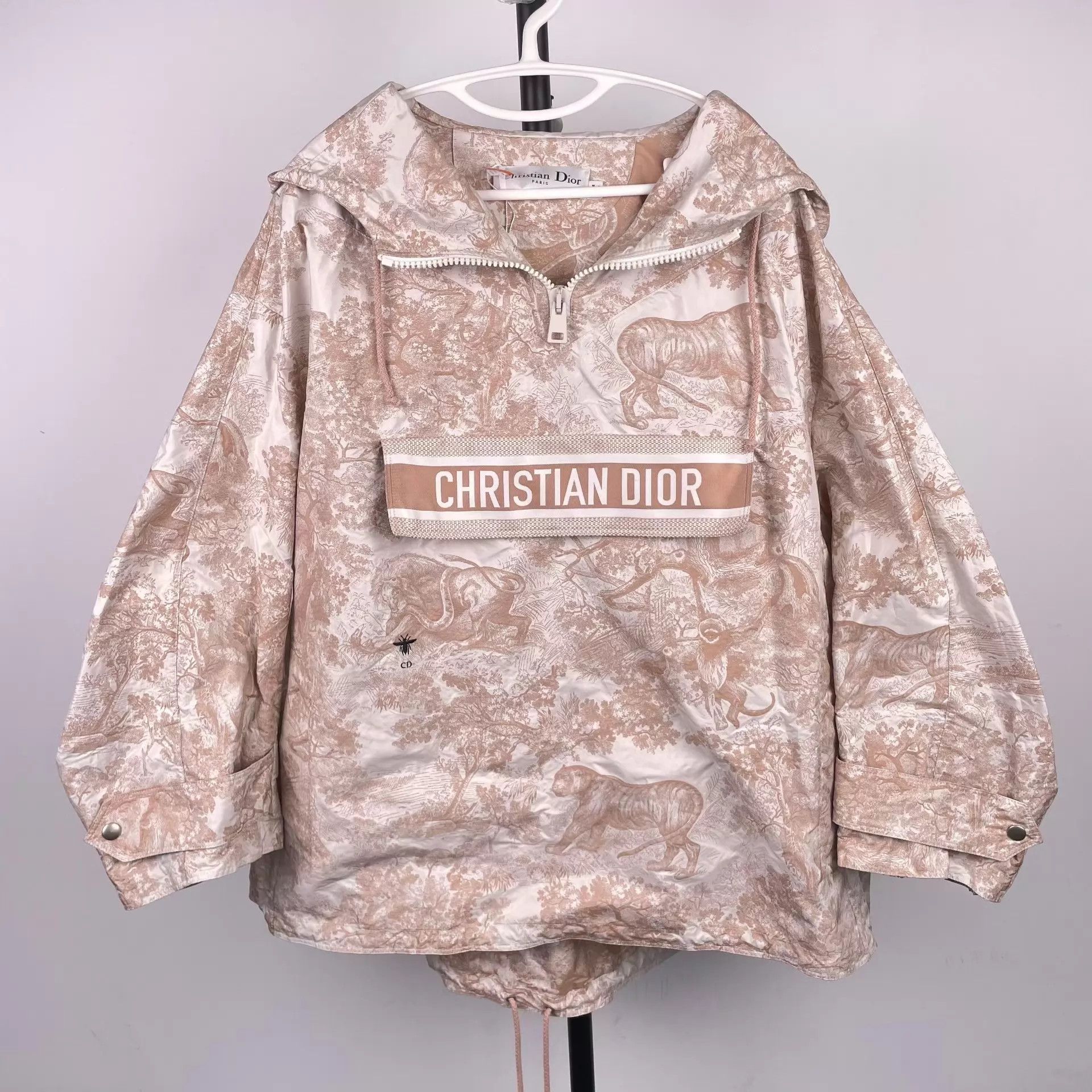 Dior Dior Pink Zoo Print Shell Jacket S (New with Tags) Size S / US 4 / IT 40 - 1 Thumbnail