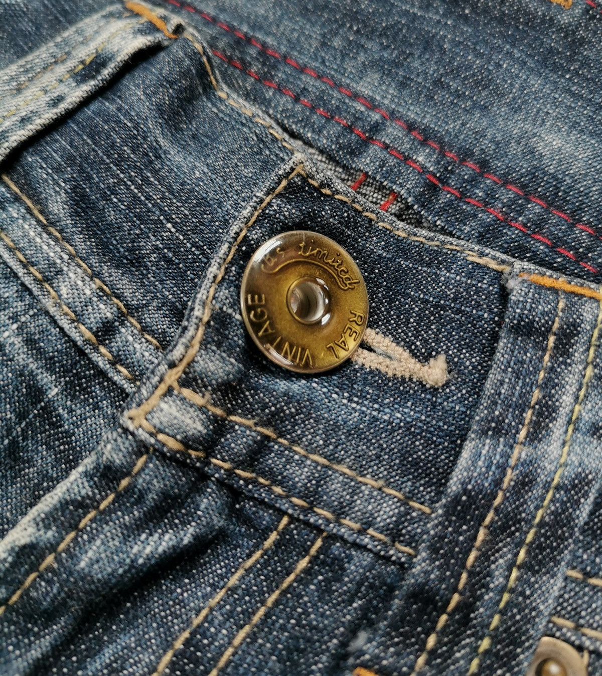 Tornado Mart Real Vintage Japanese Brand Acid Wash Denim Jeans Size US 30 / EU 46 - 7 Thumbnail