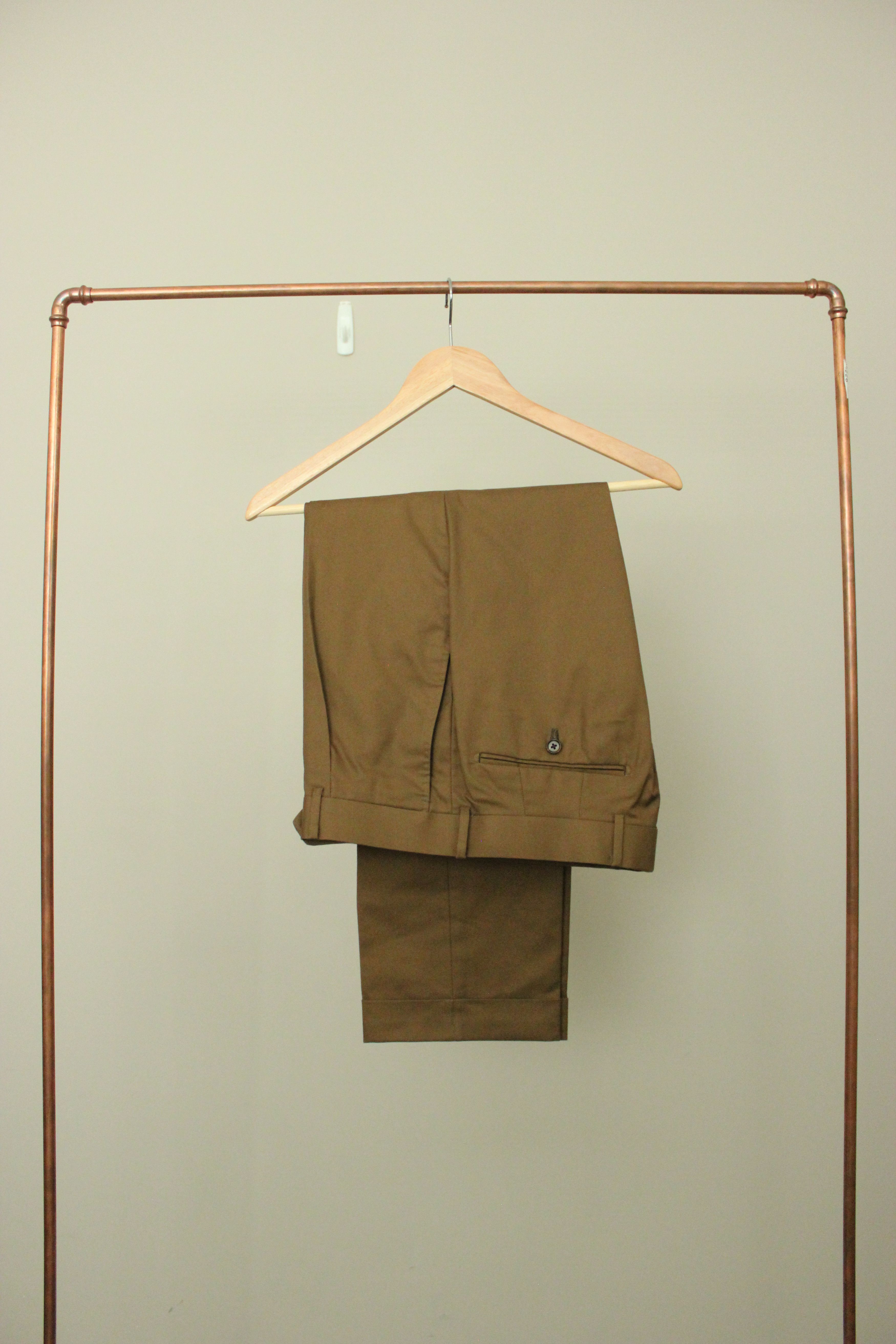 Ring Jacket Lamarche 100% Cotton Suit Toffee Size 36R - 9 Thumbnail