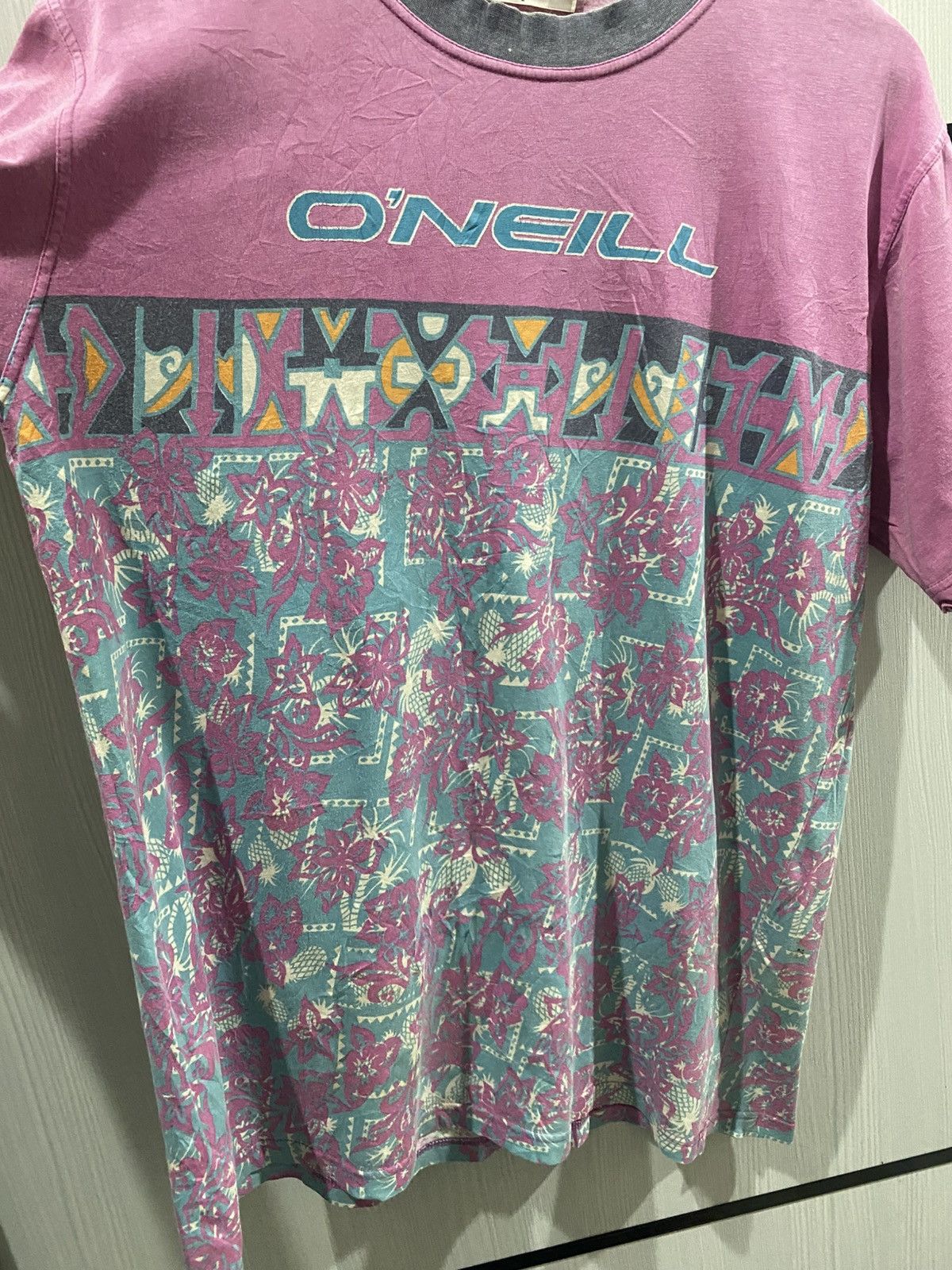 O'Neill × Vintage Vintage Oneil Fullprint T Shirt Size US L / EU 52-54 / 3 - 6 Thumbnail