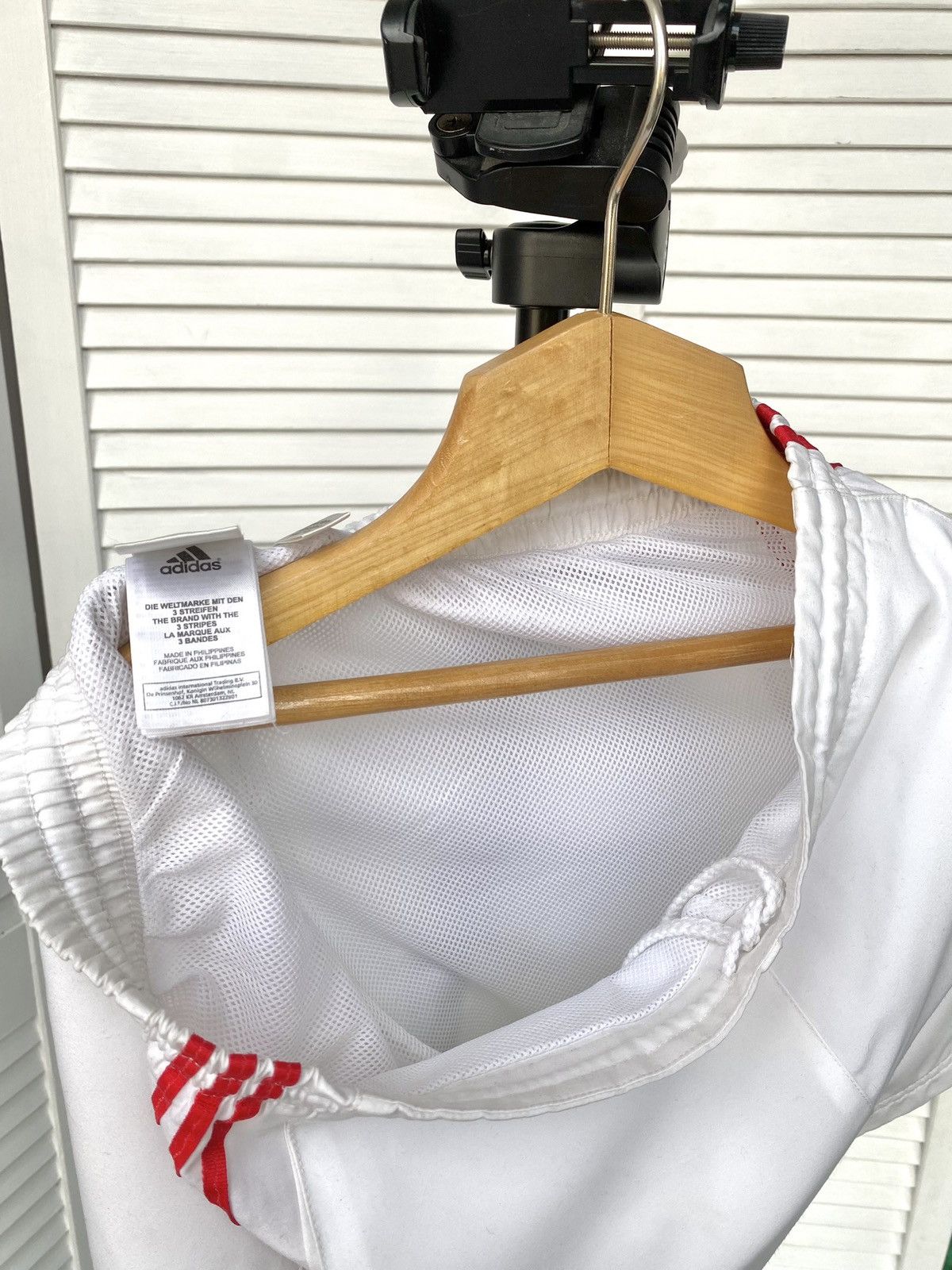 Adidas × Vintage Vintage Adidas Track Striped Shorts Retro Athletic Size US 32 / EU 48 - 6 Thumbnail