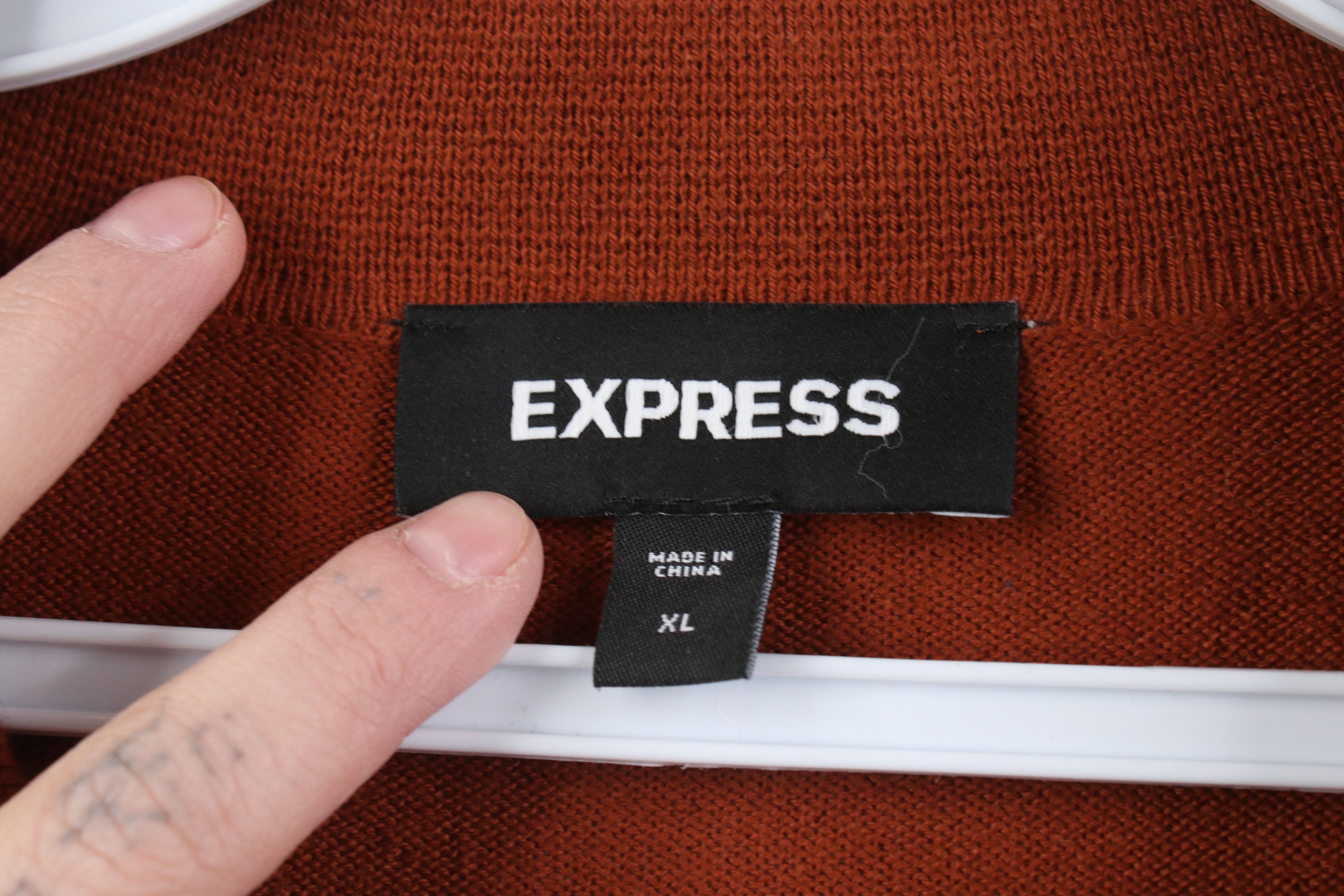 Express Express Rockabilly Panel Color Block Collared Button Shirt Size US XL / EU 56 / 4 - 6 Thumbnail