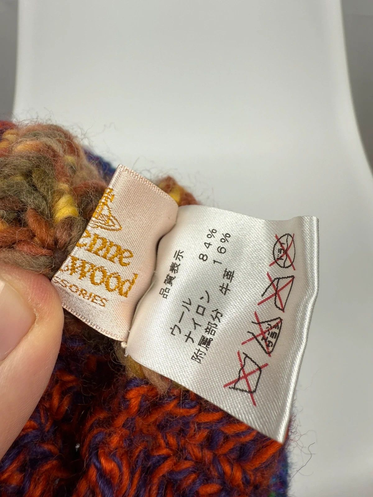 Vivienne Westwood Vivienne Westwood Wool Multicolor Knit Beanie From Japan Size ONE SIZE - 12 Thumbnail