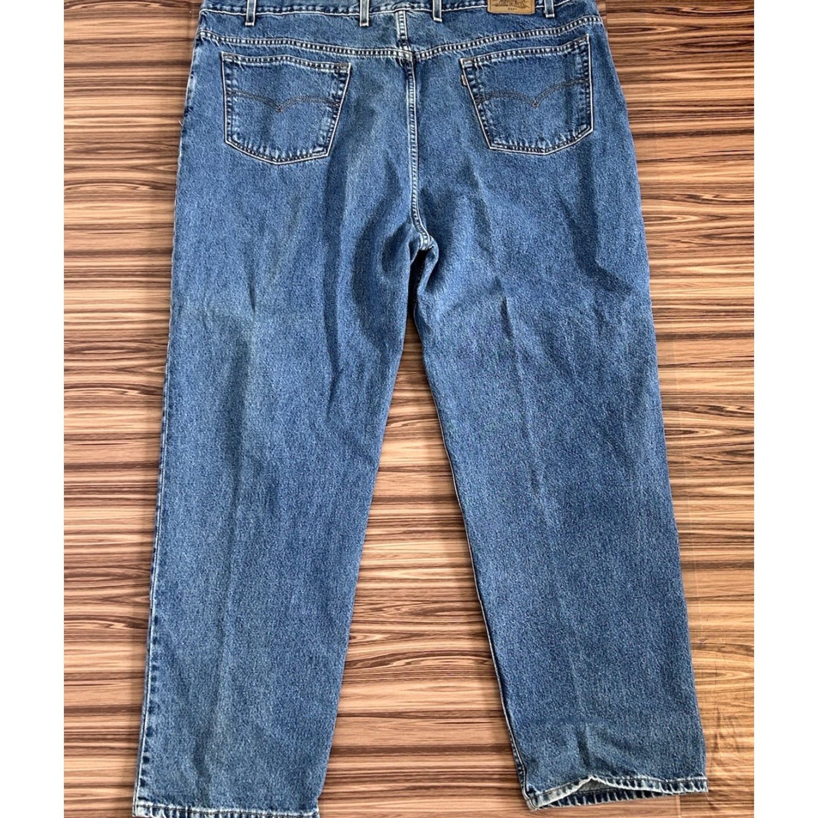 Levi's VINTAGE Levi’s 540 Jeans Blue Denim Relaxed Jeans 52x32 Mens Slim Straight 5-Pocket Logo Blue Denim Size US 34 / EU 50 - 2 Thumbnail
