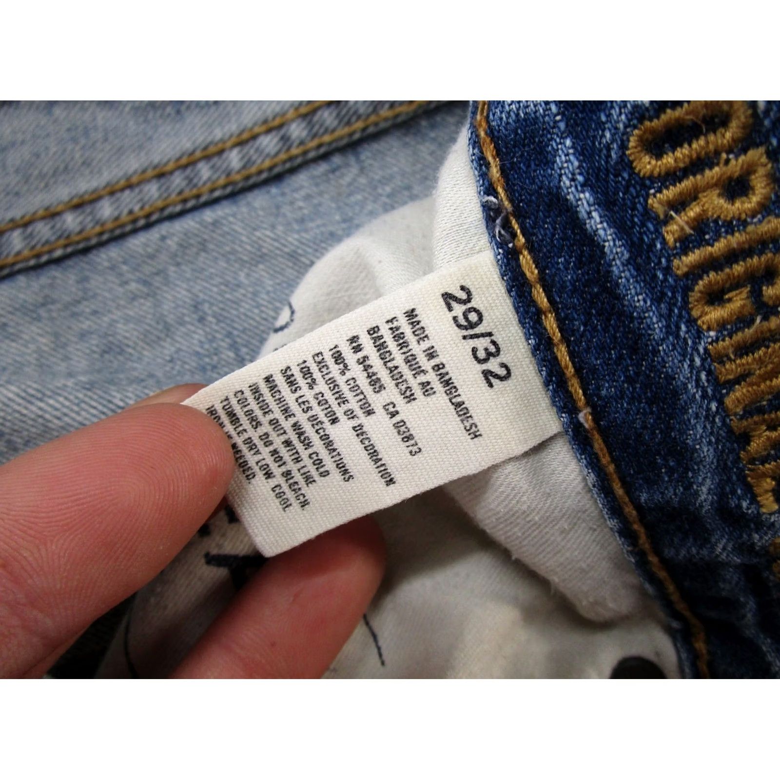 American Eagle Outfitters American Eagle Outfitters Jeans Mens Size 29x32 Blue Denim 5-Pocket Tapered Casual Cotton Pants Size US 29 - 6 Thumbnail