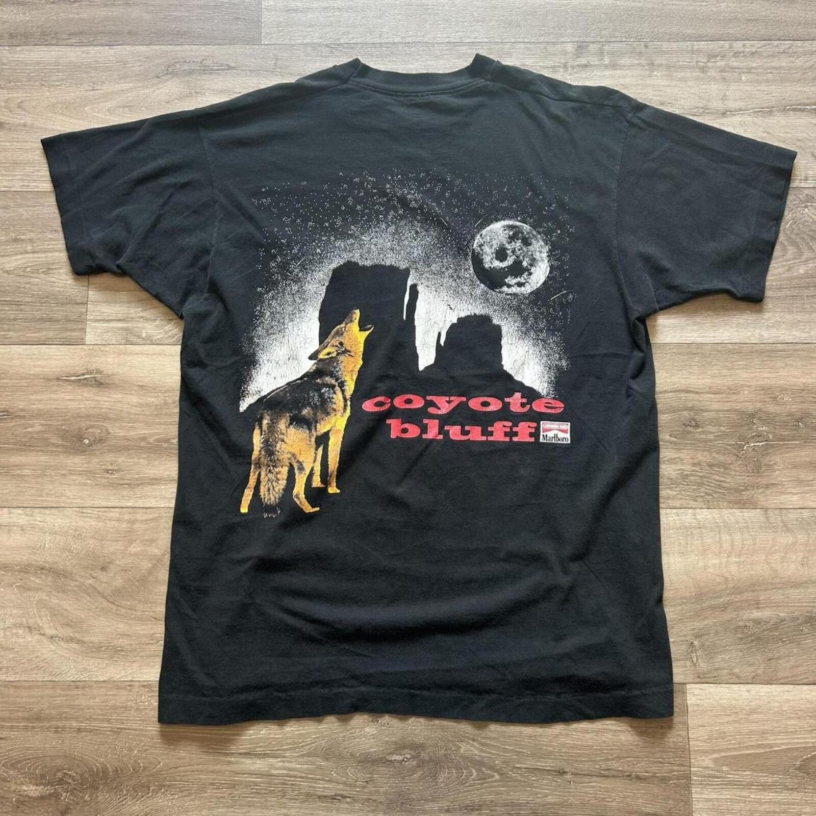 Marlboro Marlboro Men's Black Tshirt Size US XL / EU 56 / 4 - 1 Thumbnail