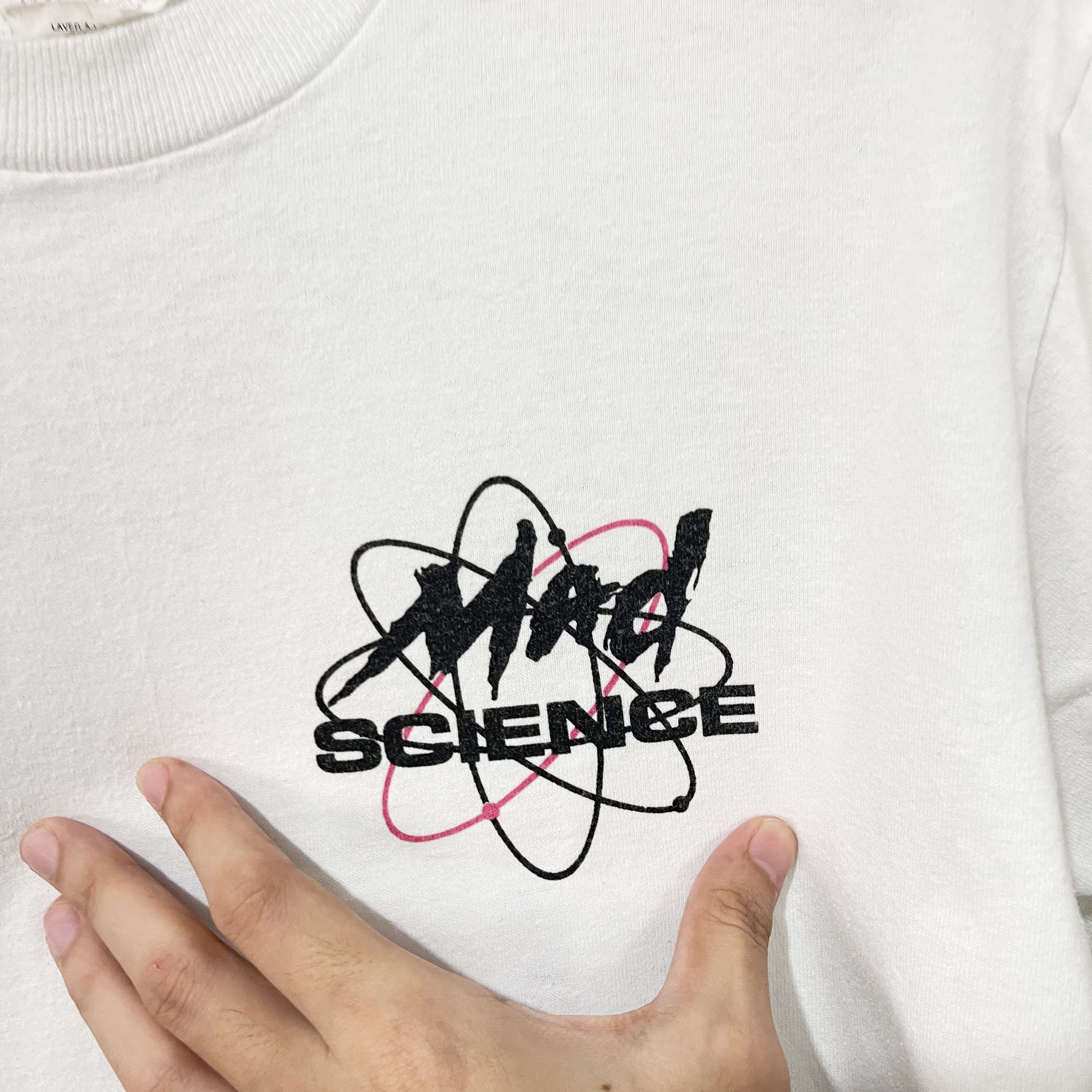 Vintage Vintage 90s Mad Science T-Shirt Size US XS / EU 42 / 0 - 5 Thumbnail