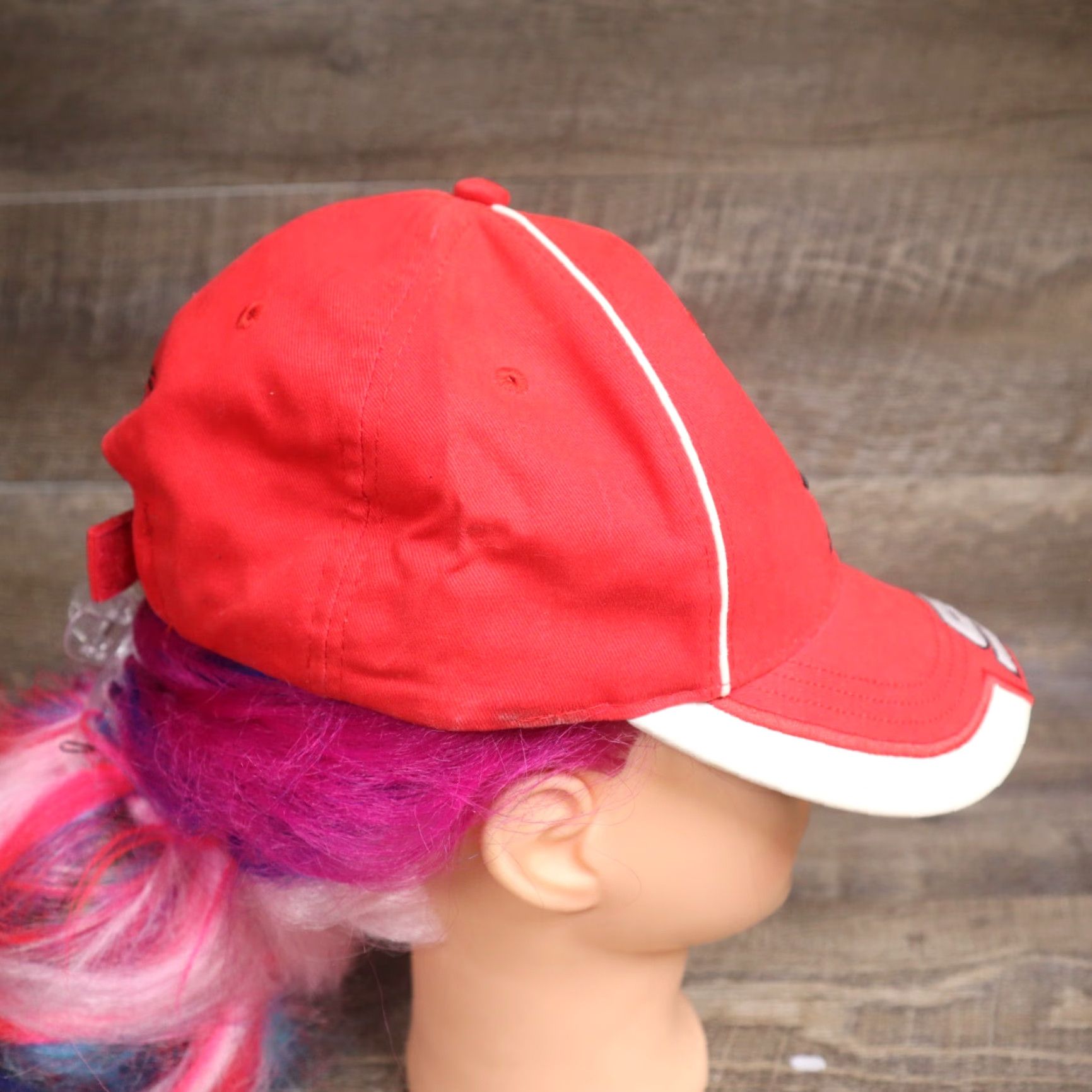 NASCAR Kasey Kahne #9 Dodge Hat NASCAR Red Baseball Cap Hook And Loop Adjustable Baseball Cap Adults Red Nascar Advantage Hat Size ONE SIZE - 2 Thumbnail