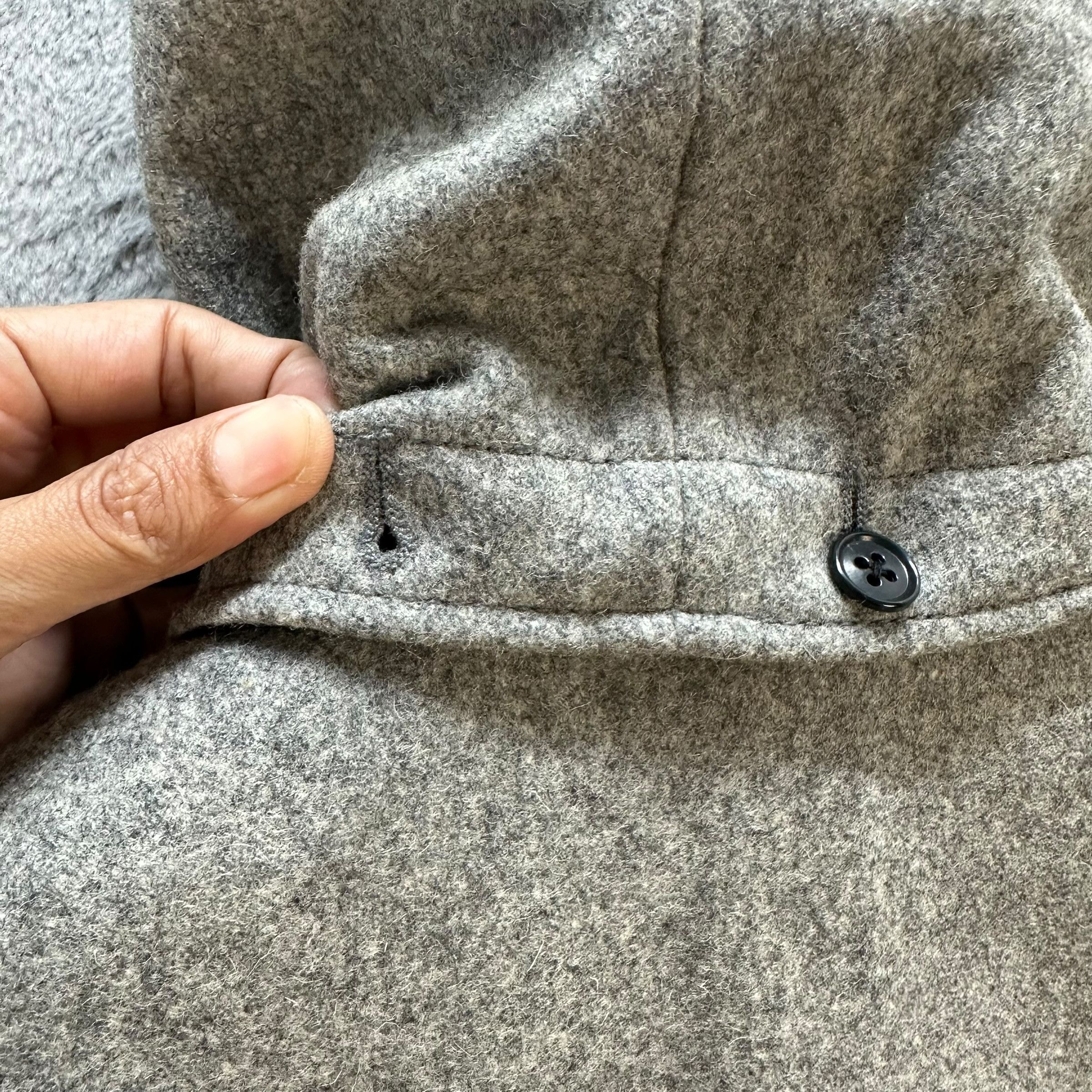Tete Homme TETE HOMME Wool Blend Short Duffle Coat Jacket #A72-1754 Size US S / EU 44-46 / 1 - 14 Thumbnail