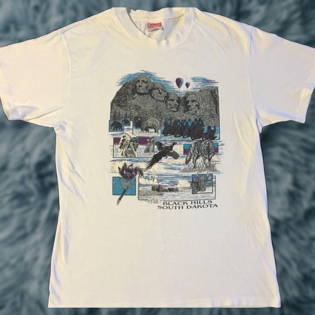 Vintage VINTAGE Harley Davidson Graphic Tee Shirt Mens L White 90s Sturgis South Dakota Grunge Motorcycle Biker USA USA 70s 80s 90s Vintage Shirt Size US L / EU 52-54 / 3 - 1 Thumbnail
